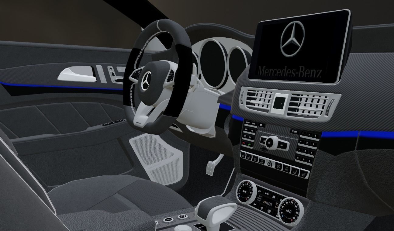 Mercedes benz CLS 63 AMG 3D model_4