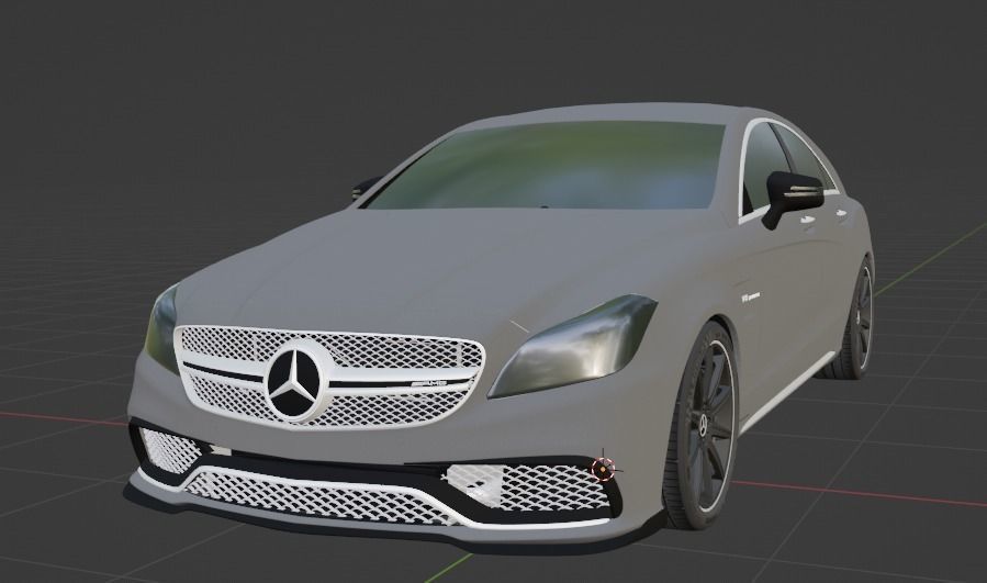 Mercedes benz CLS 63 AMG 3D model_1
