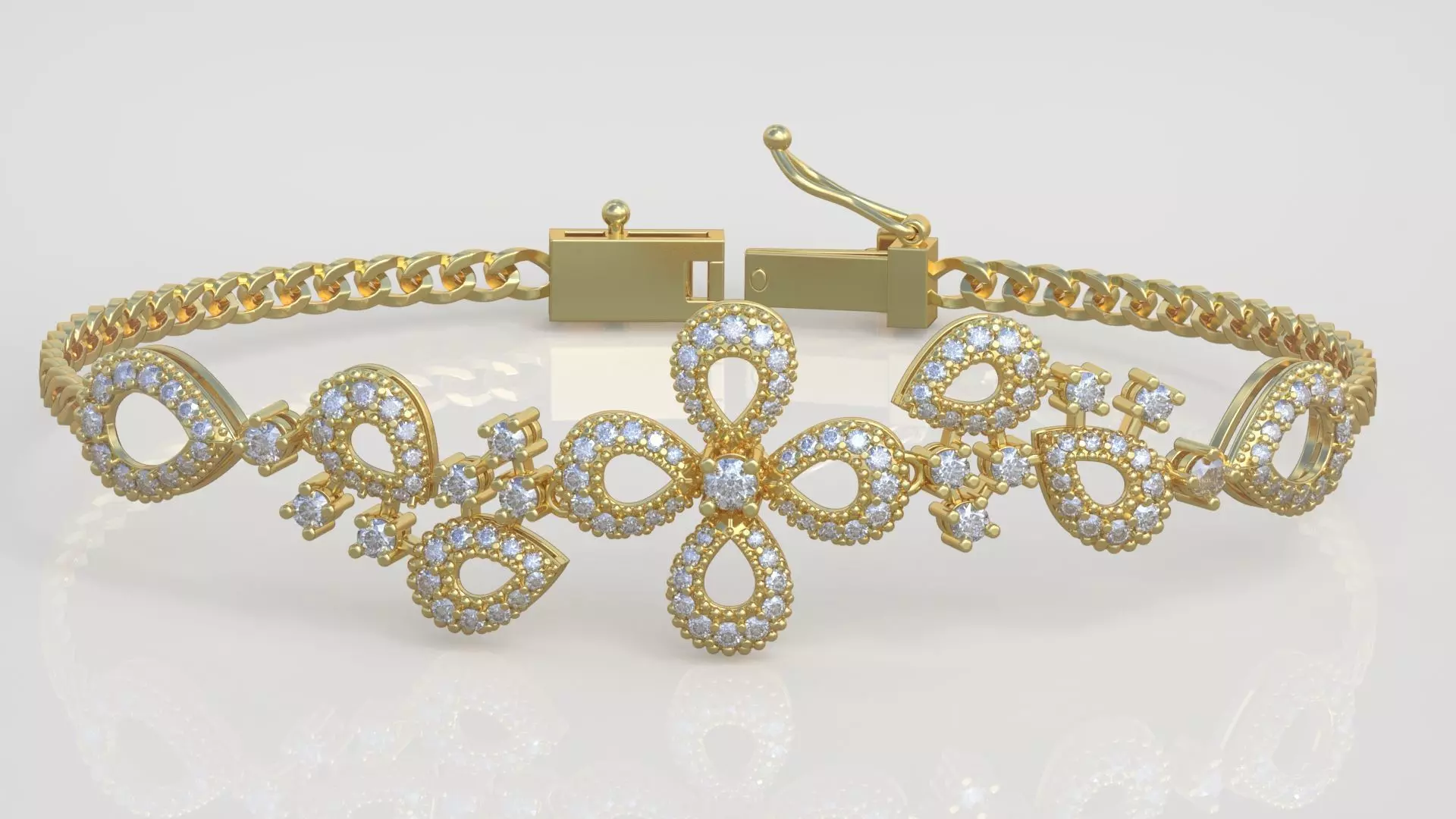 Exclusive Bracelet model 3D printable model 0037-11 3D print model