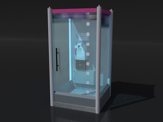 Modern tardis 3D model_4