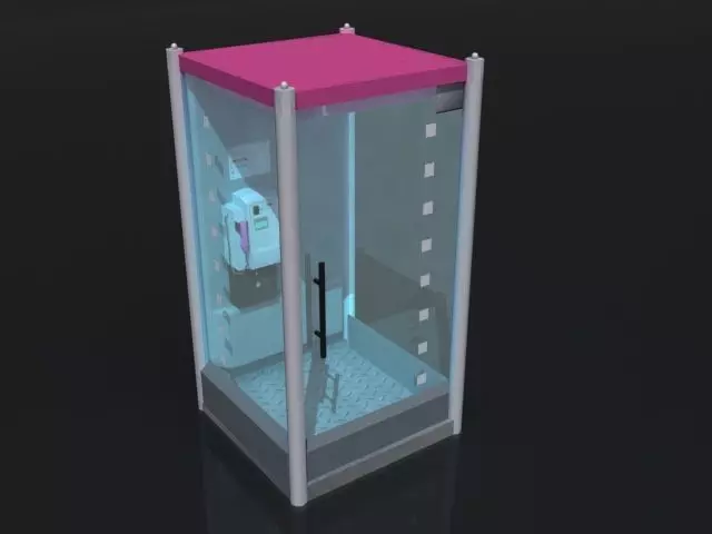 Modern tardis 3D model_0