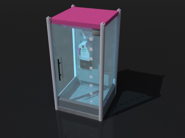 Modern tardis 3D model_1
