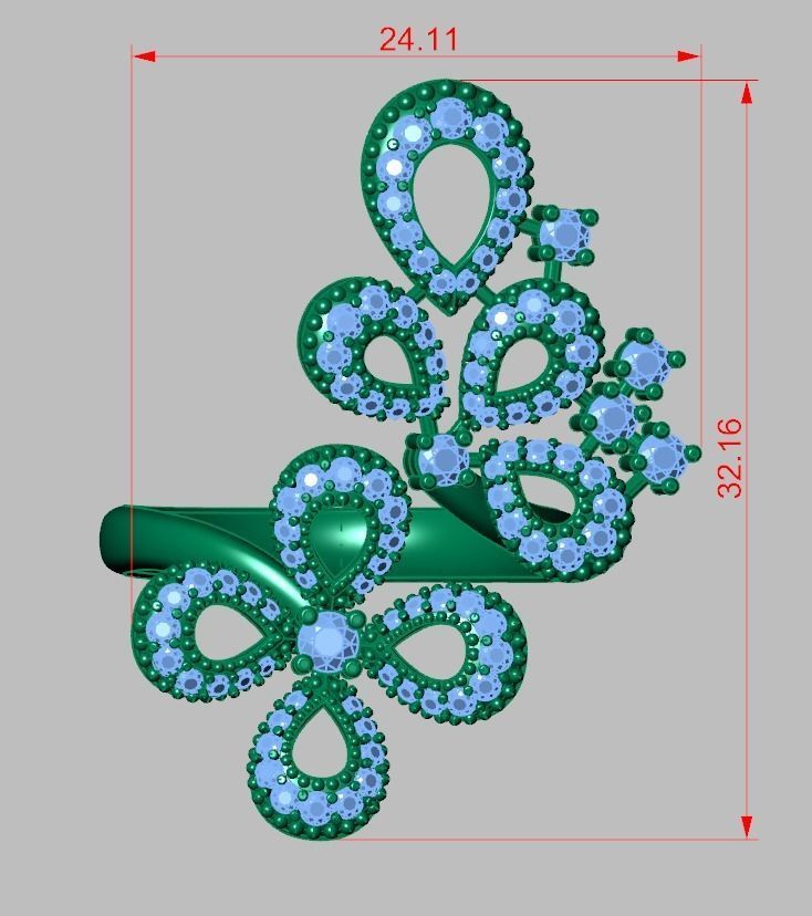 Ring 3D model 0257 3D printable model -15 3D print model_10