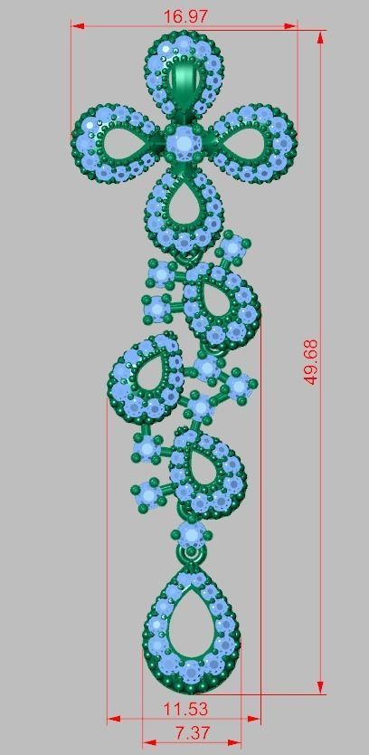 Exclusive Pendant model 3D 0171 printable model-13 3D print model_9