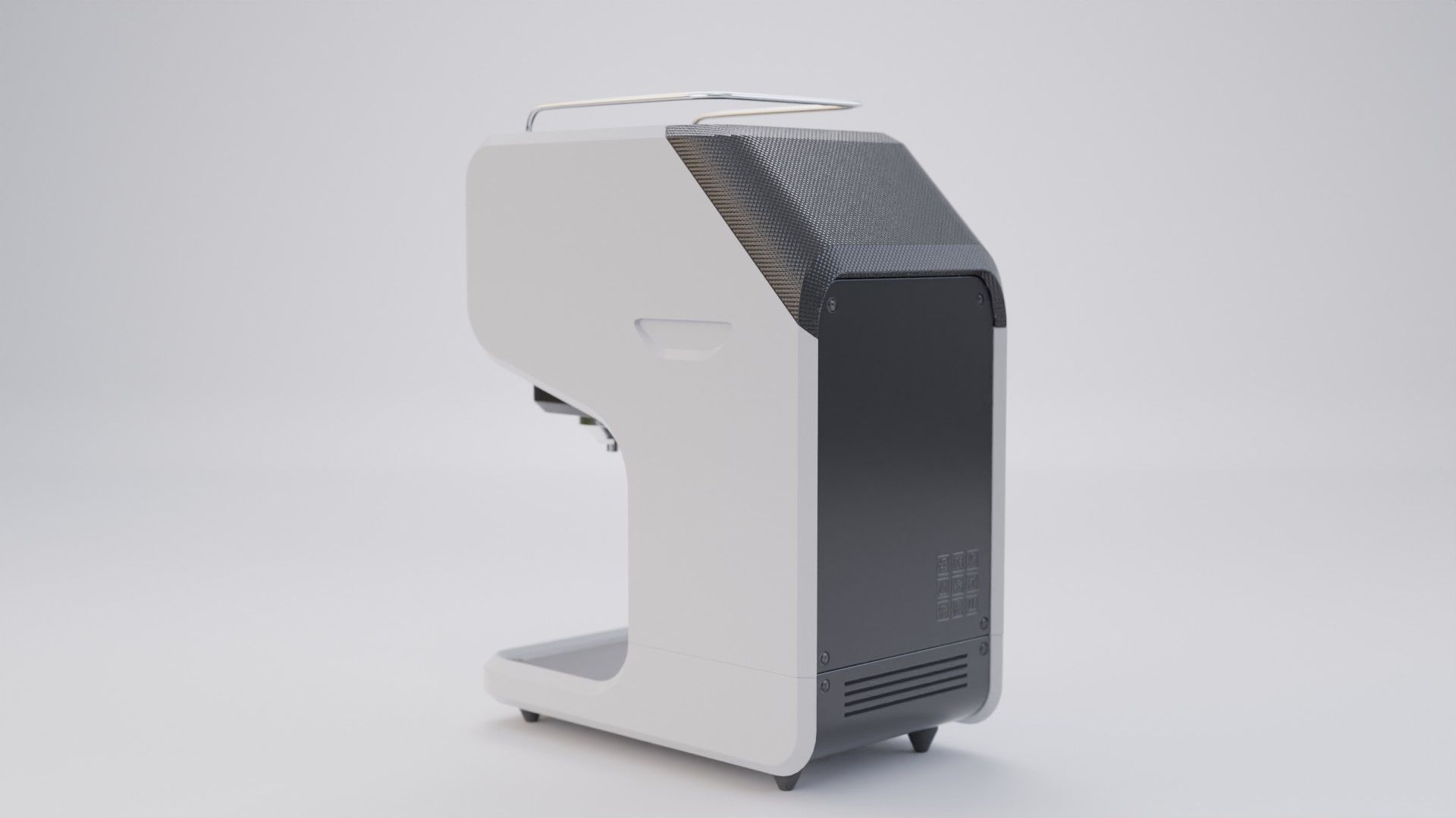 Auto Coffee Maker Concept Low-poly 3D model_5