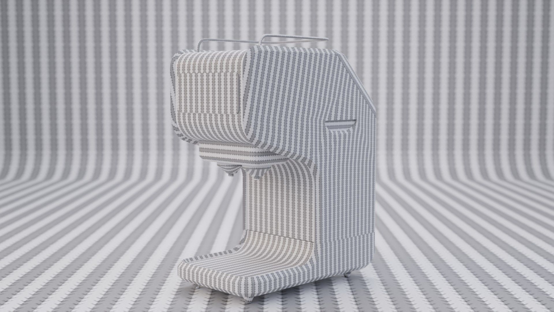 Auto Coffee Maker Concept Low-poly 3D model_7