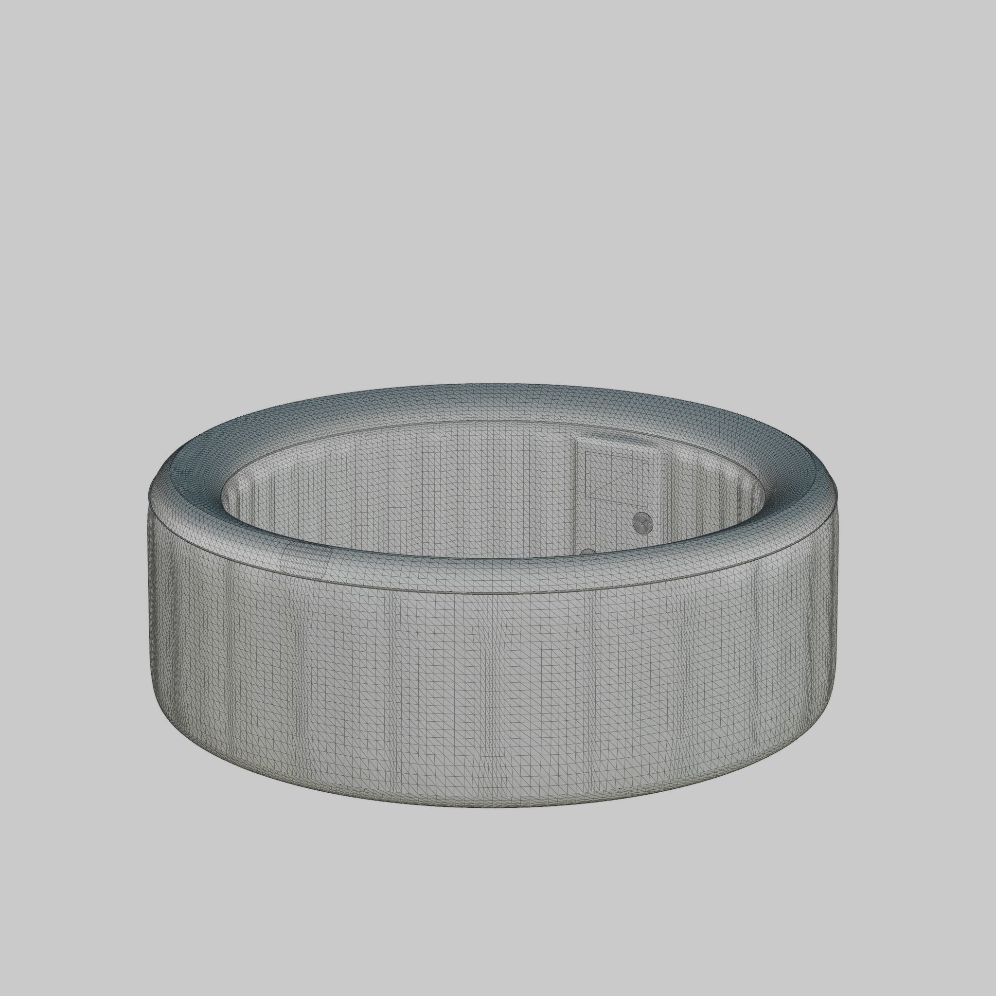 3D model of Hot Tub Jacuzzi MSPA Camaro 6p Low-poly 3D model_4