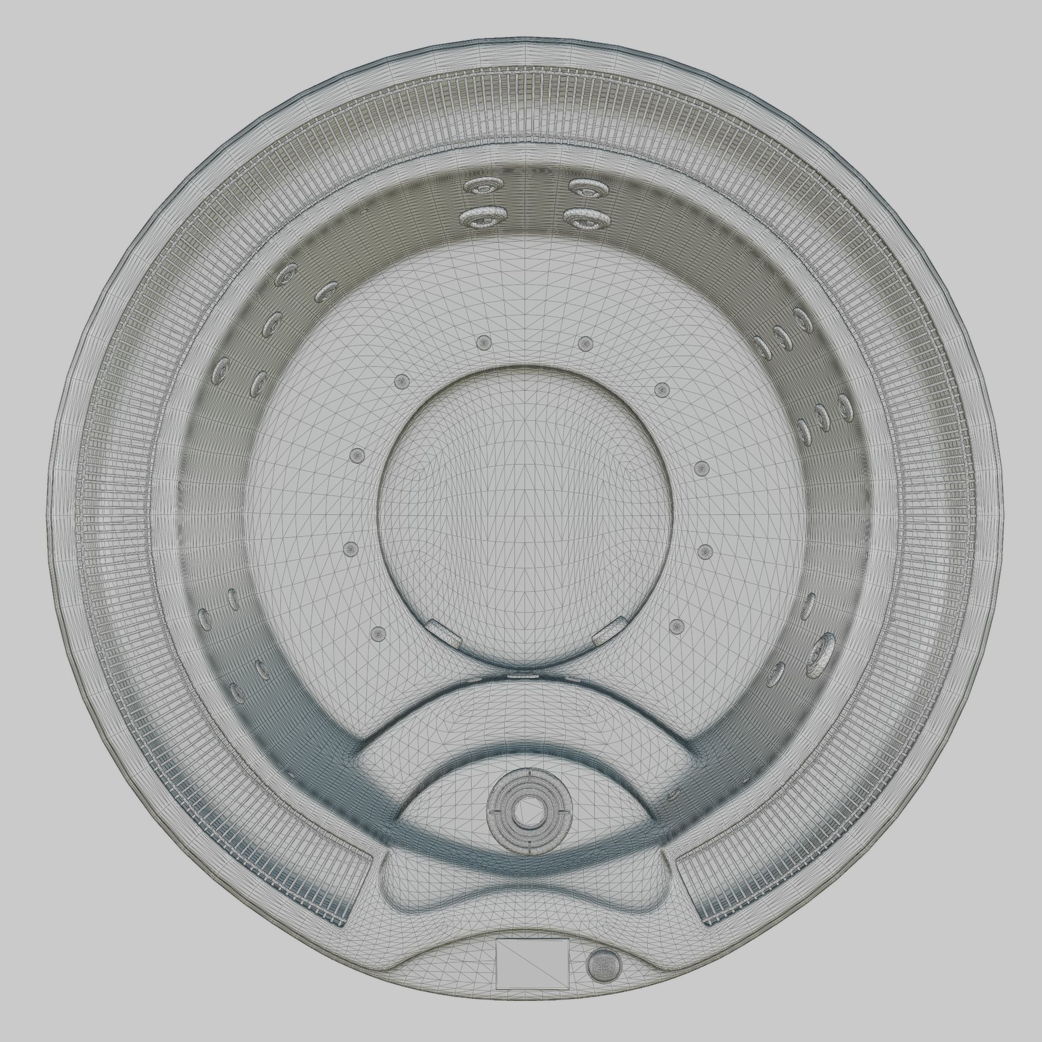 3D model of Hot Tub Jacuzzi MSPA Olden Low-poly 3D model_5