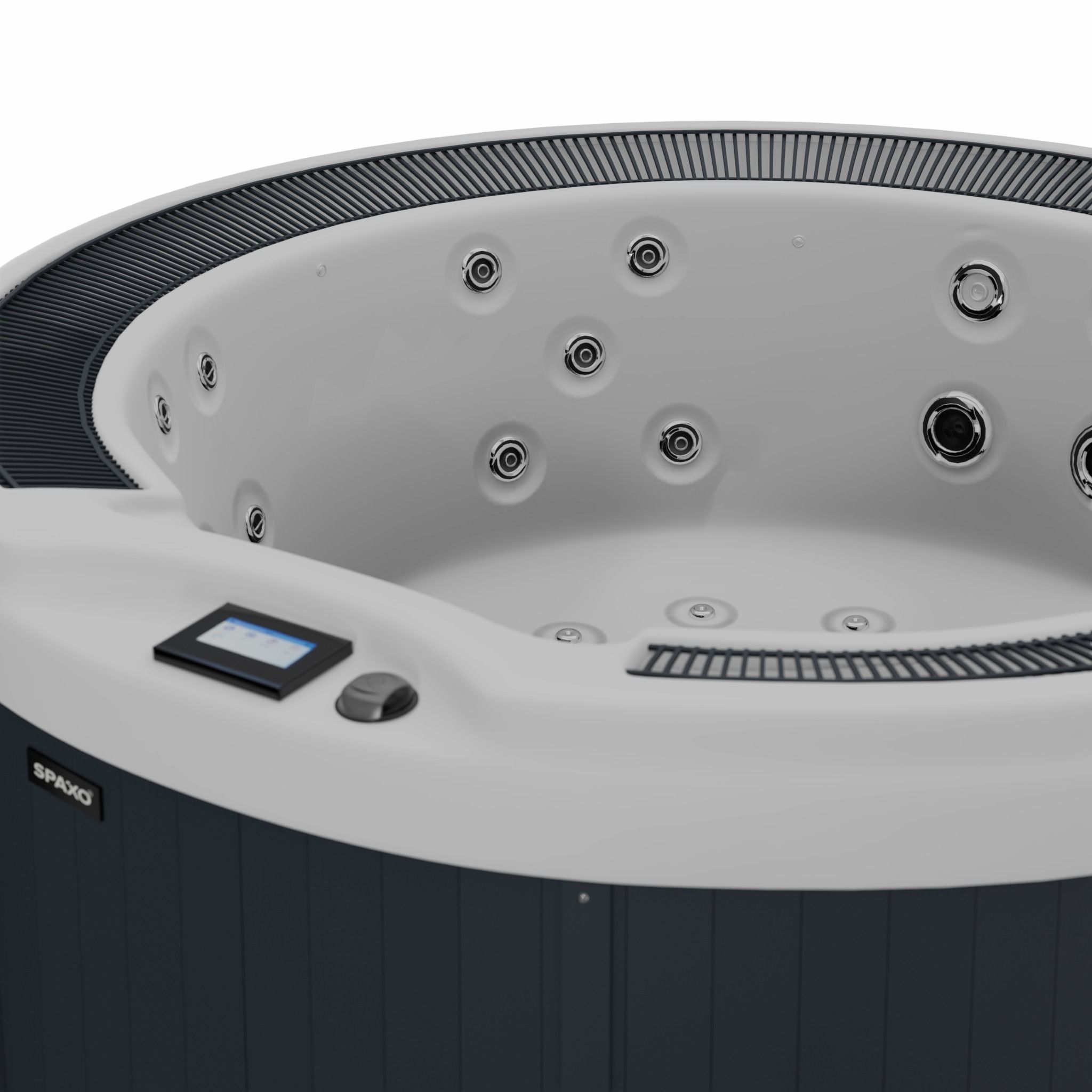 3D model of Hot Tub Jacuzzi MSPA Olden Low-poly 3D model_3