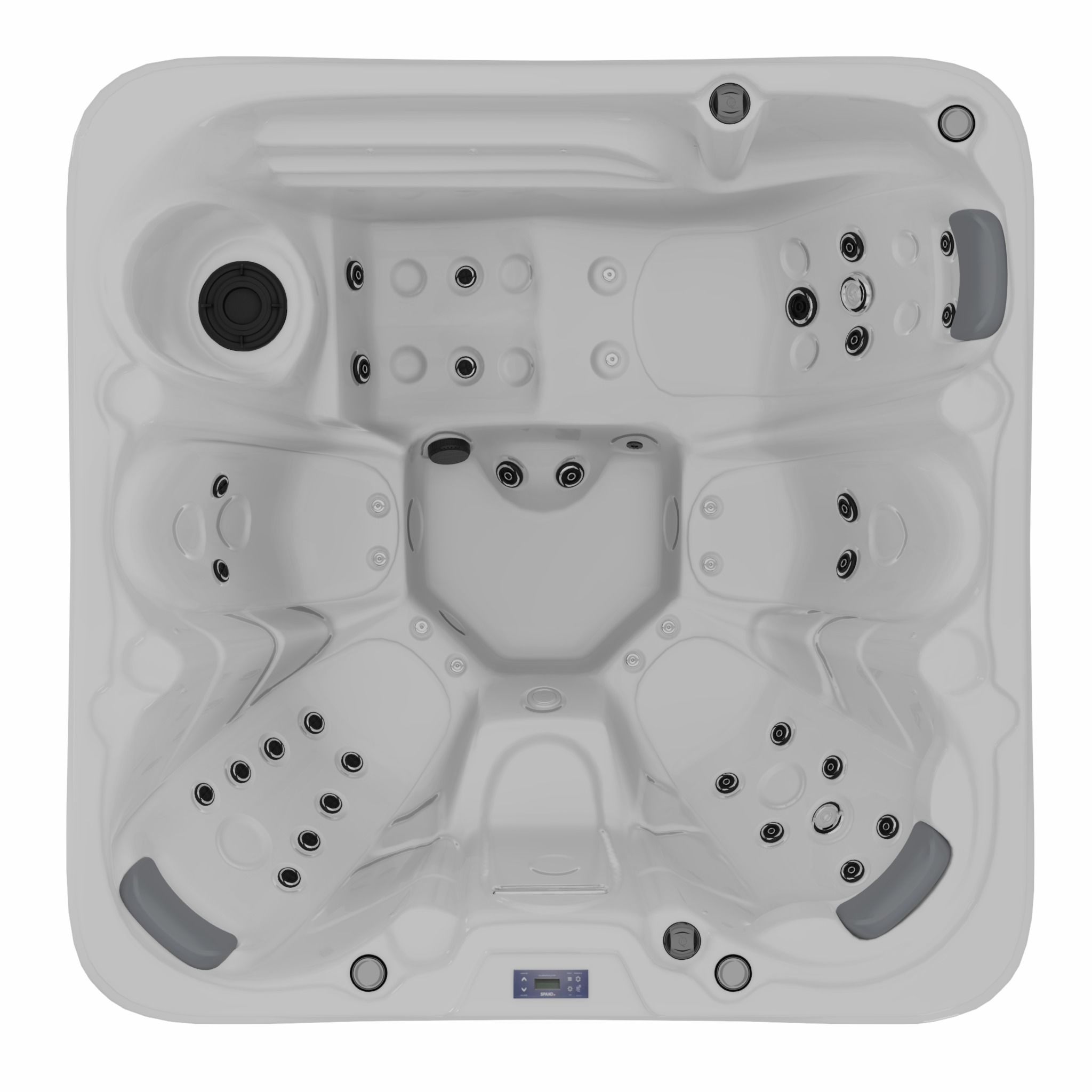 3D model of Hot Tub Jacuzzi MSPA Lofoten Low-poly 3D model_1