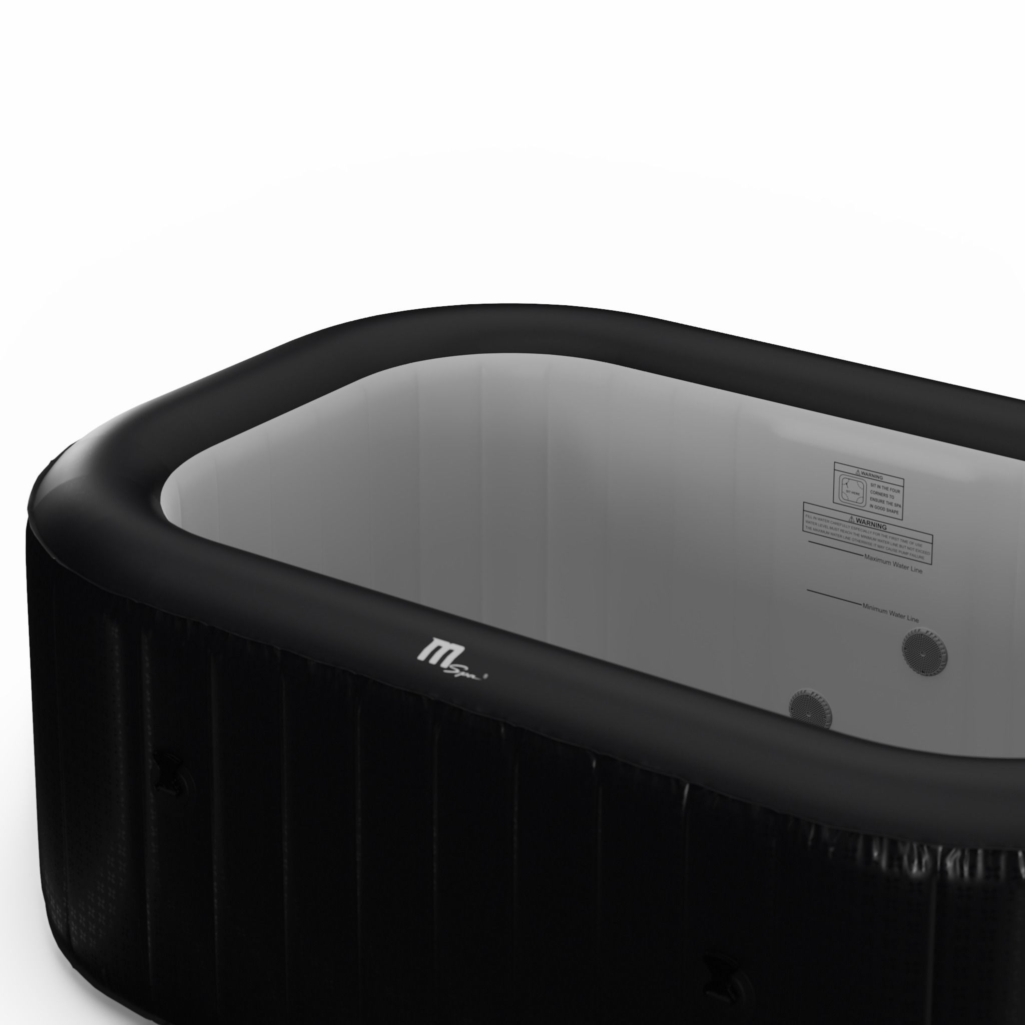 3D model of Hot Tub Jacuzzi MSPA Nest 2p Low-poly 3D model_3