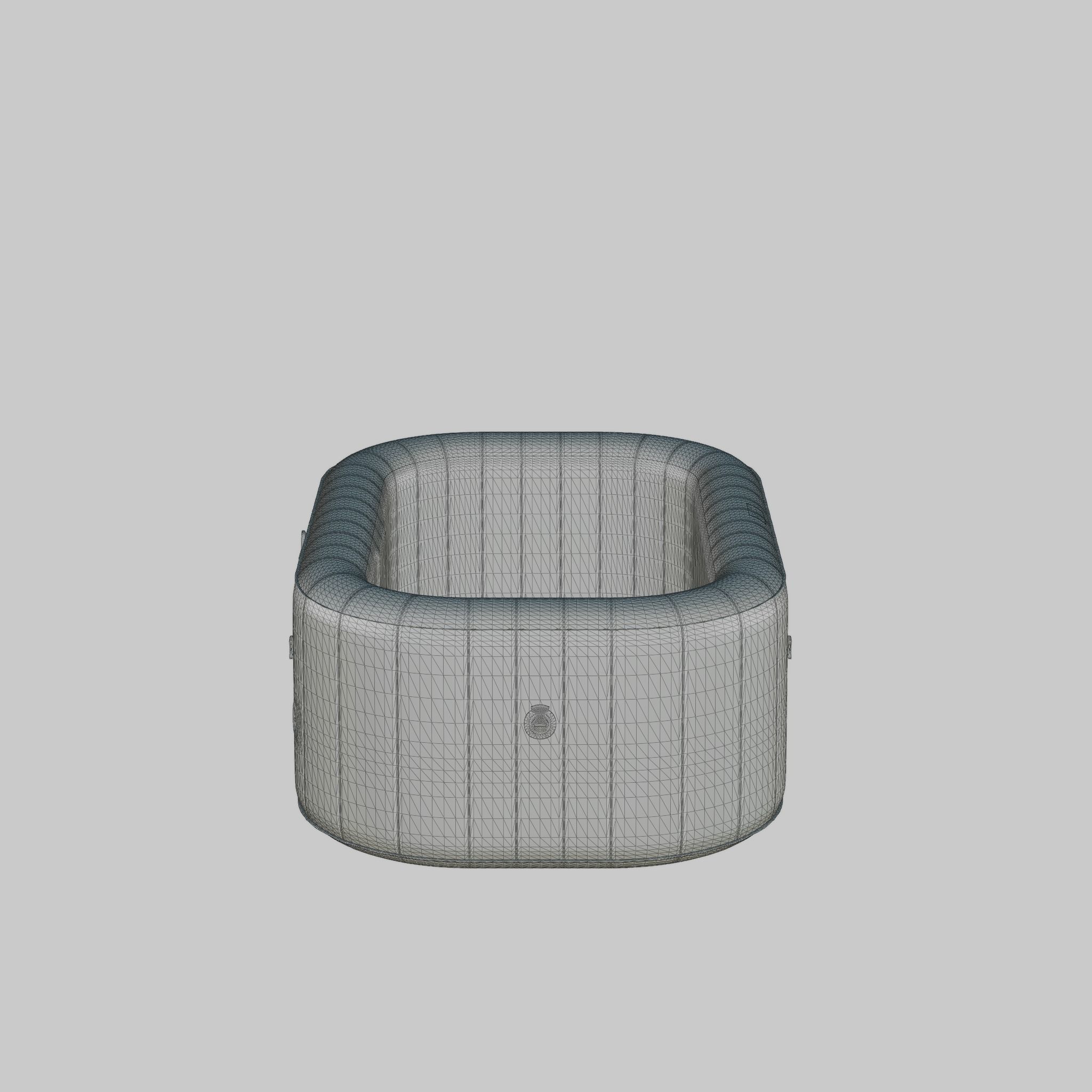 3D model of Hot Tub Jacuzzi MSPA Nest 2p Low-poly 3D model_6