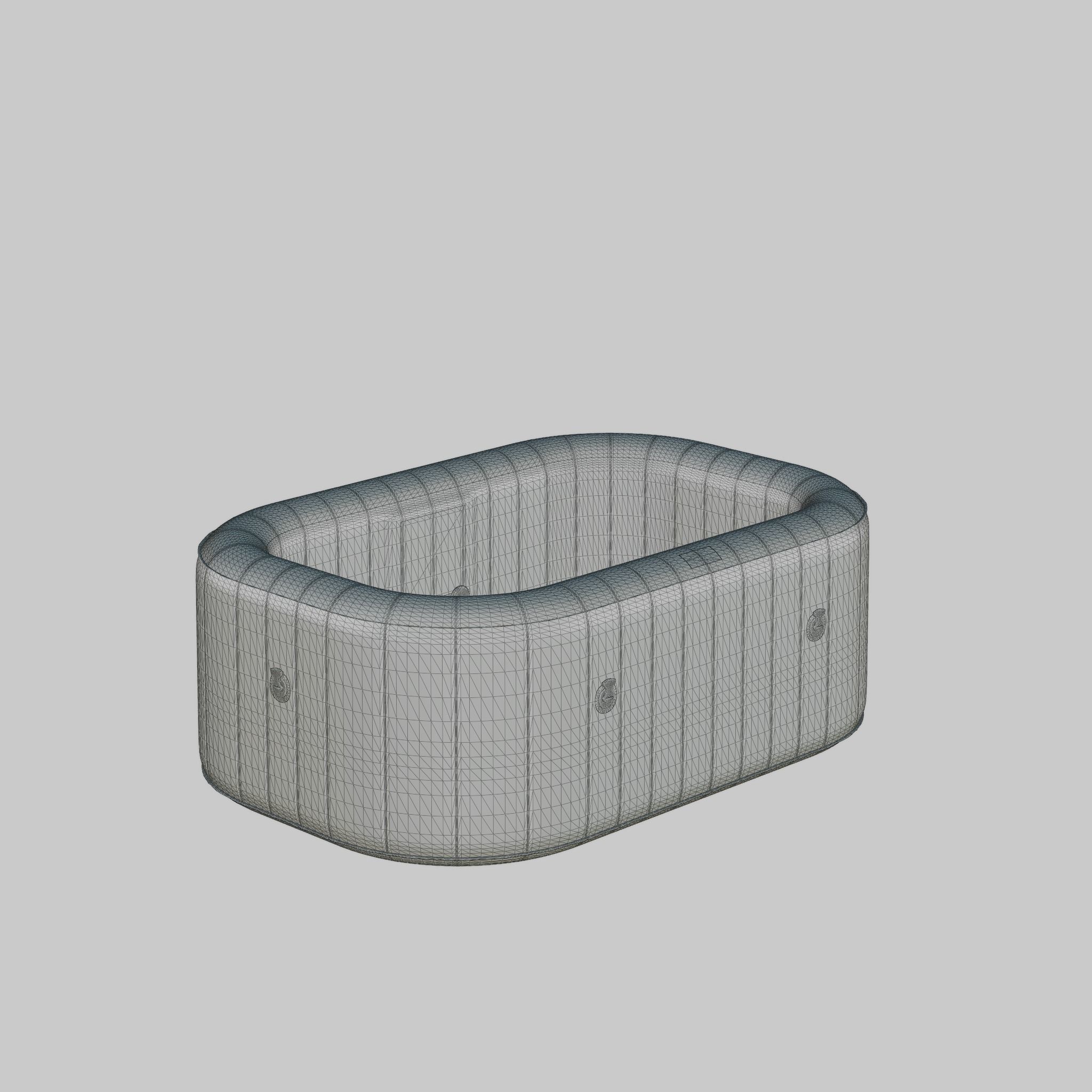 3D model of Hot Tub Jacuzzi MSPA Nest 2p Low-poly 3D model_4