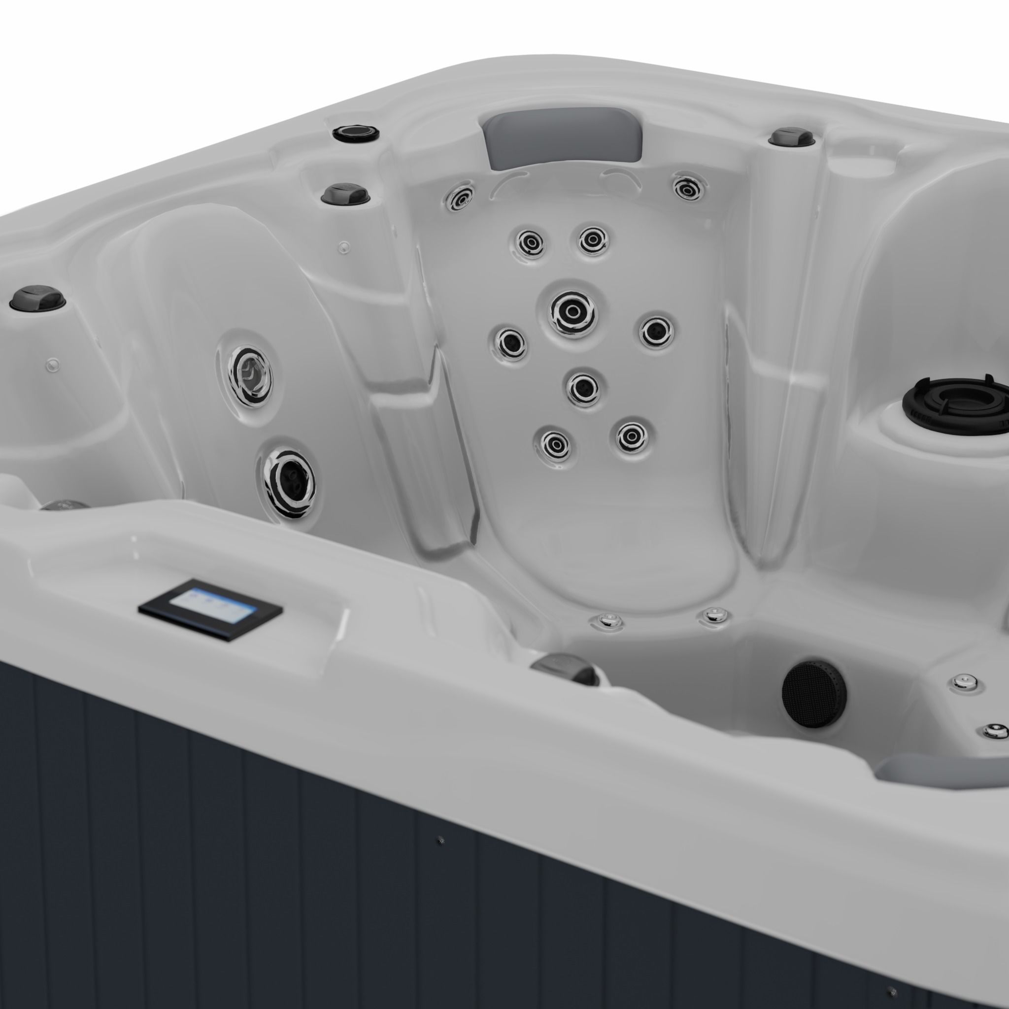 3D model of Hot Tub Jacuzzi MSPA Loen Low-poly 3D model_3