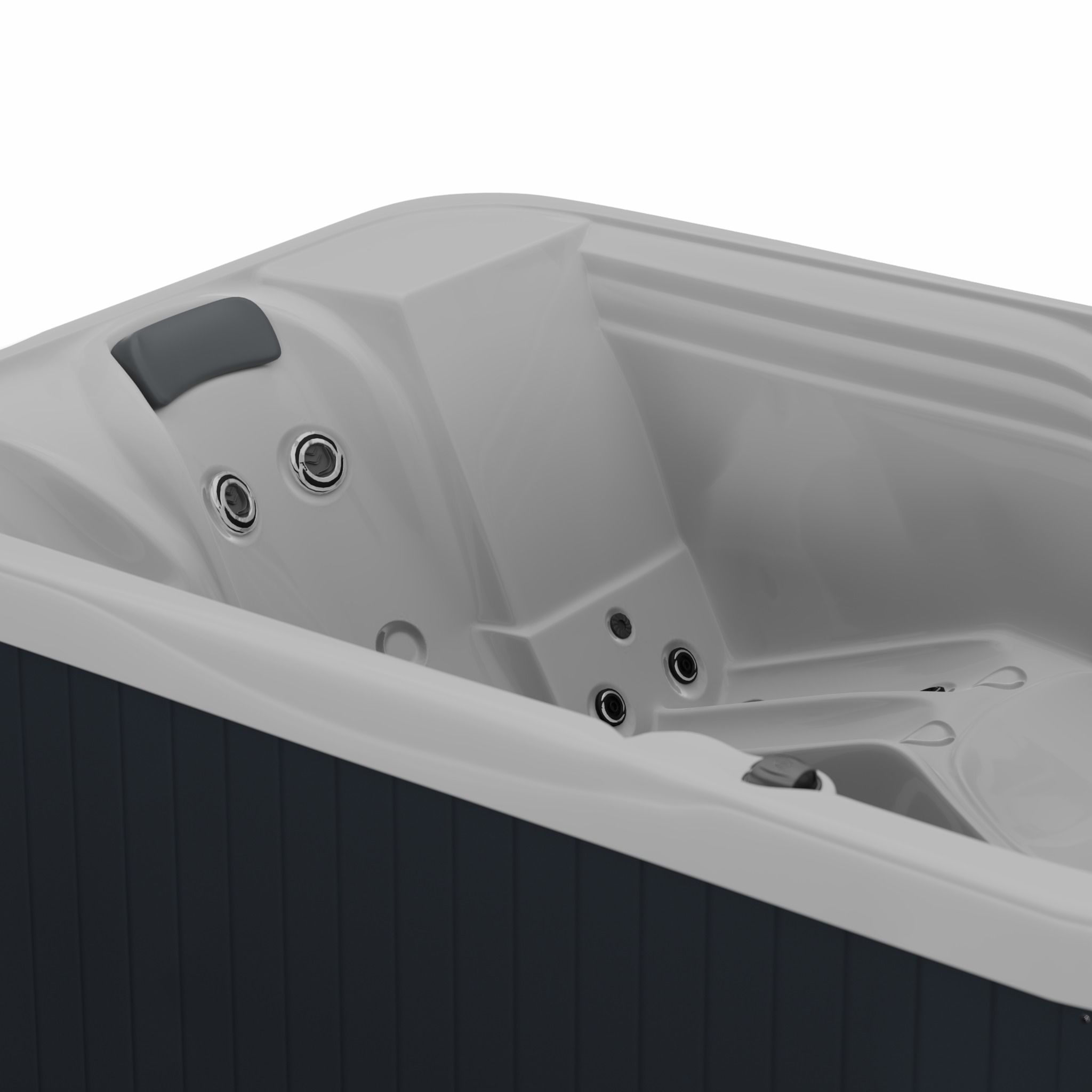 3D model of Hot Tub Jacuzzi MSPA Hvaler Low-poly 3D model_3