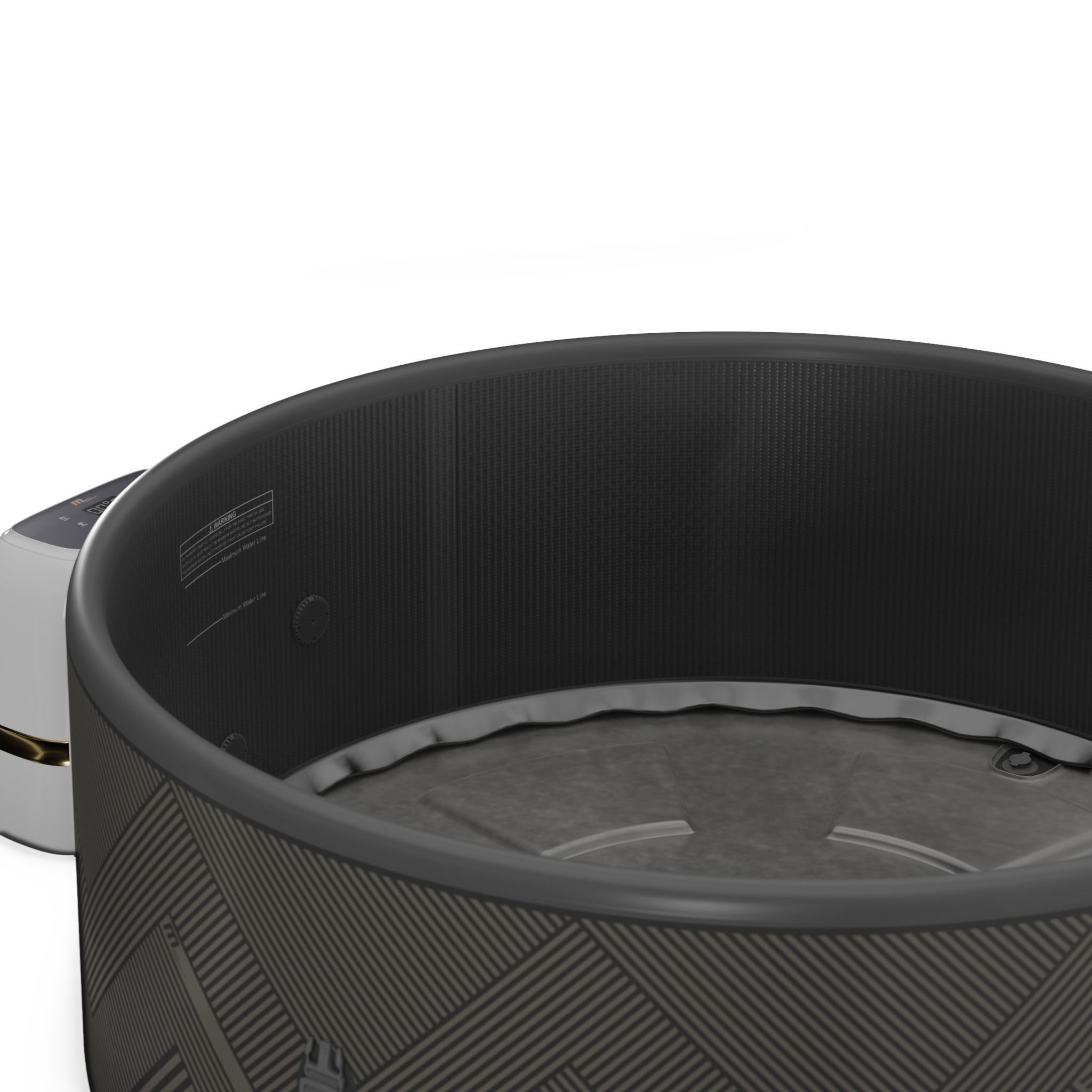 3D model of Hot Tub Jacuzzi MSPA Mono 6p Low-poly 3D model_3