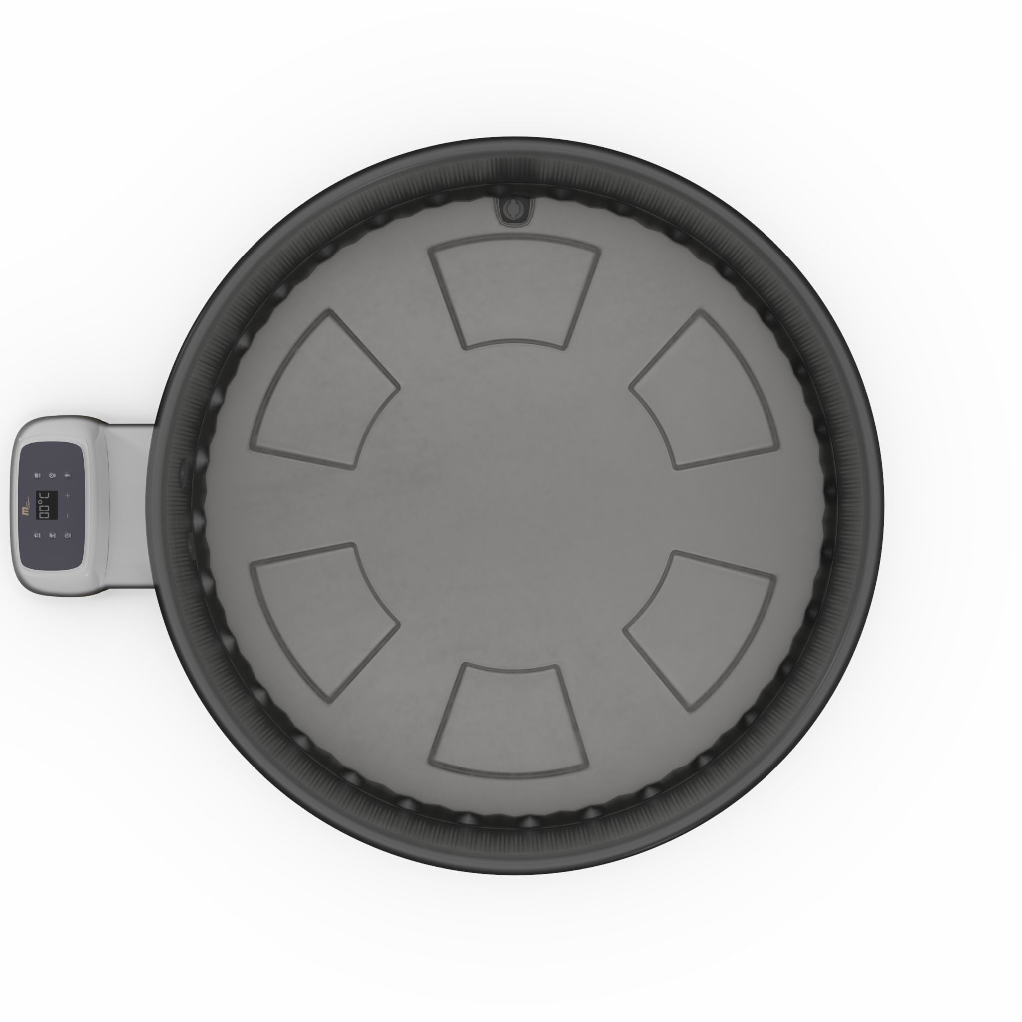 3D model of Hot Tub Jacuzzi MSPA Mono 6p Low-poly 3D model_1