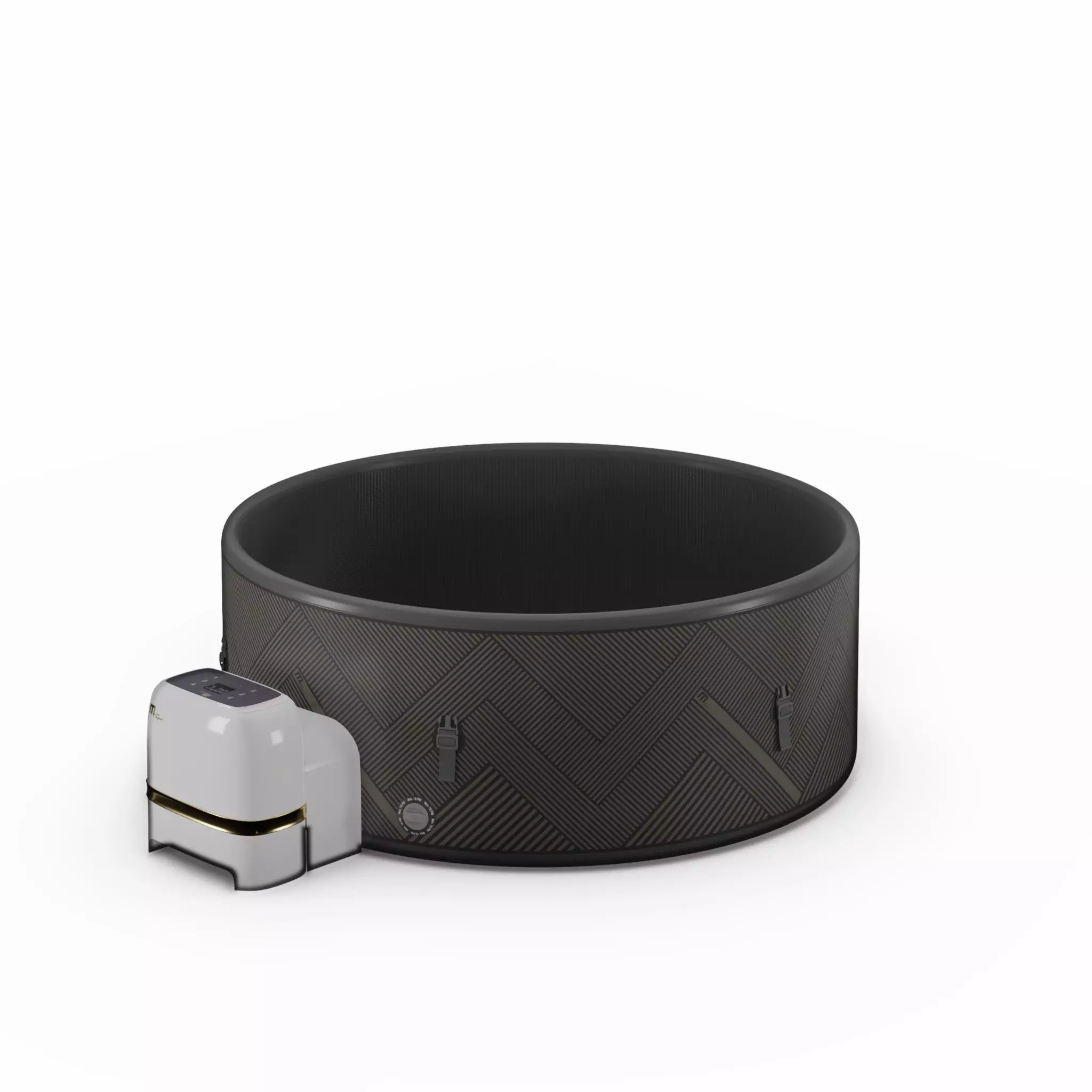 3D model of Hot Tub Jacuzzi MSPA Mono 6p Low-poly 3D model_0