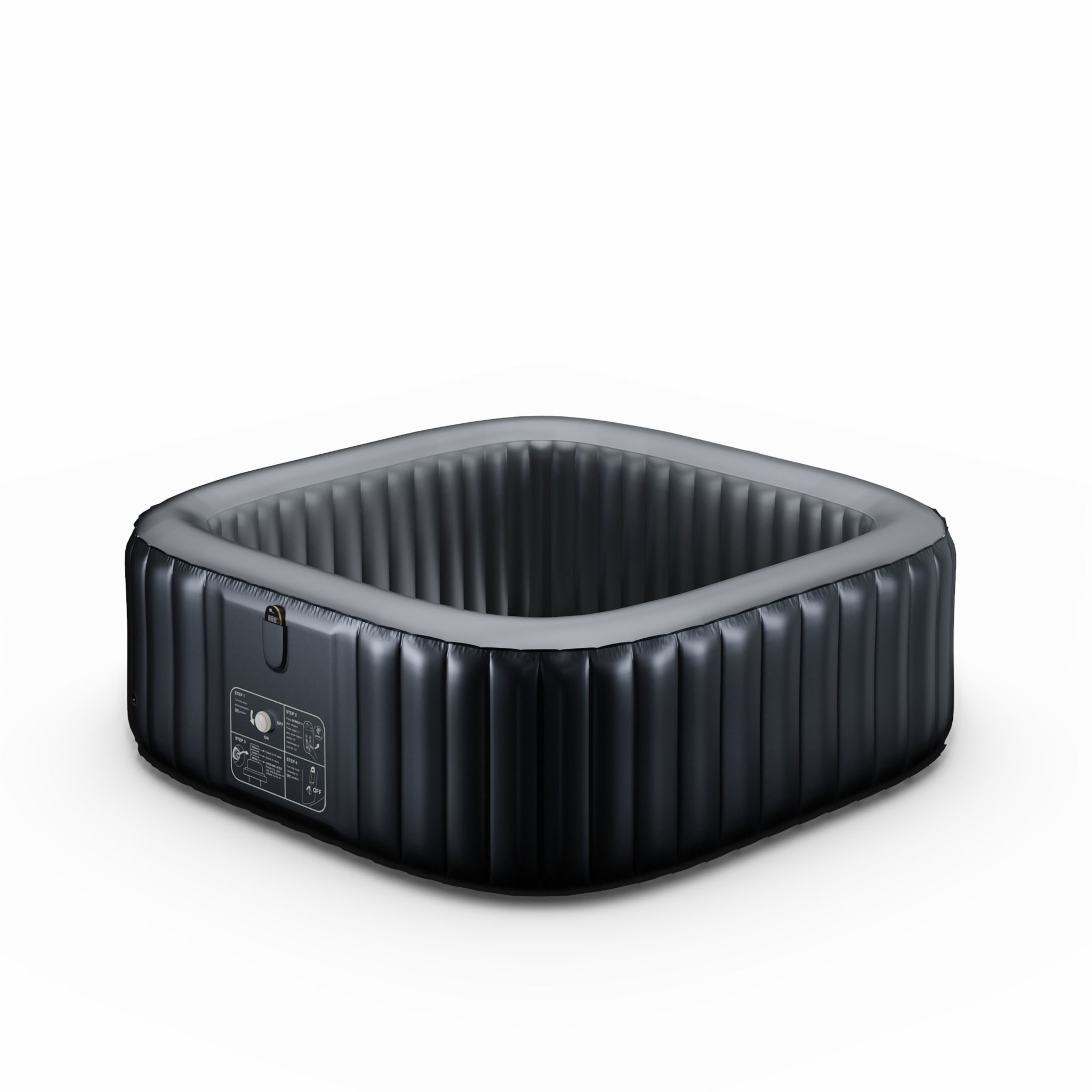 3D model of Hot Tub Jacuzzi MSPA Alpine 6p Low-poly 3D model_2