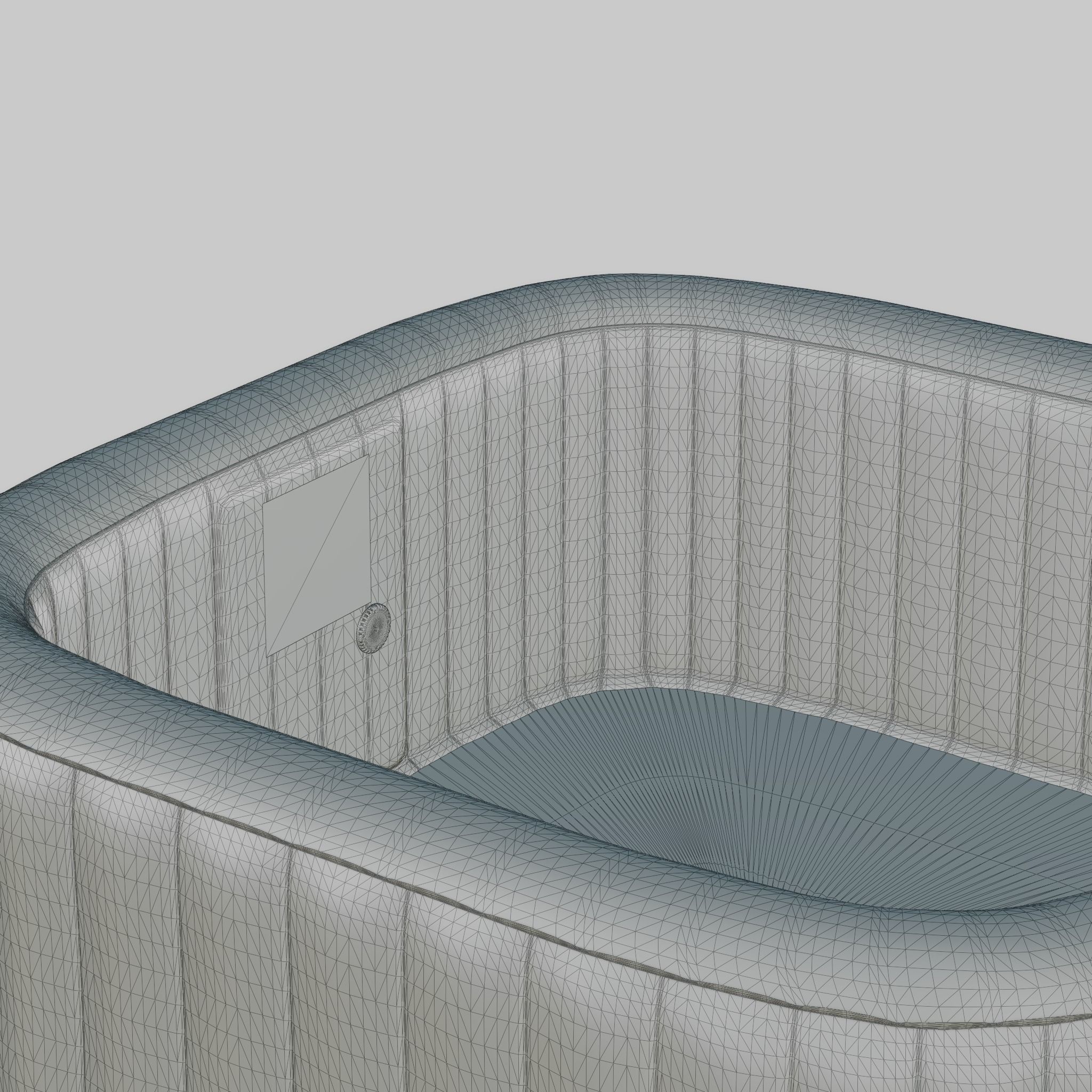 3D model of Hot Tub Jacuzzi MSPA Alpine 6p Low-poly 3D model_7