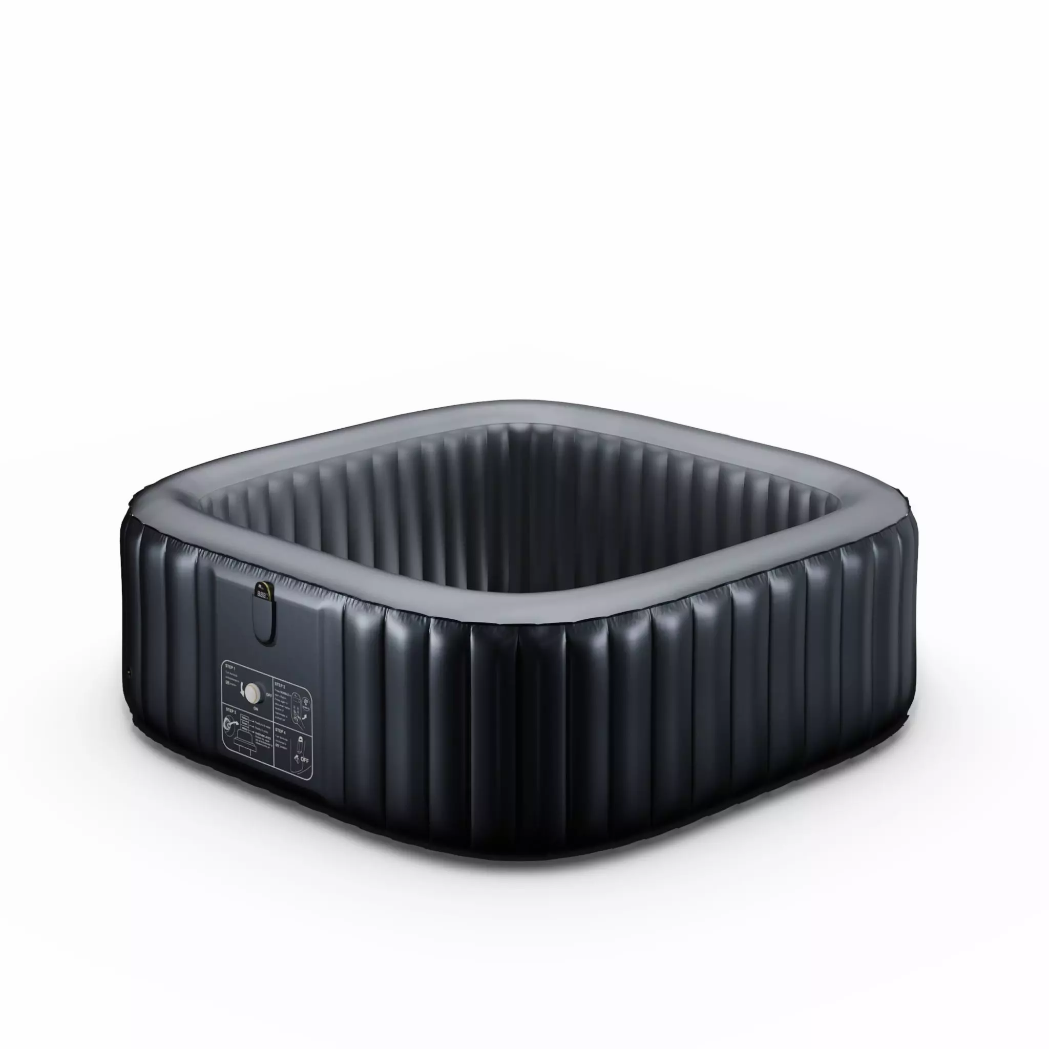 3D model of Hot Tub Jacuzzi MSPA Alpine 6p Low-poly 3D model_0