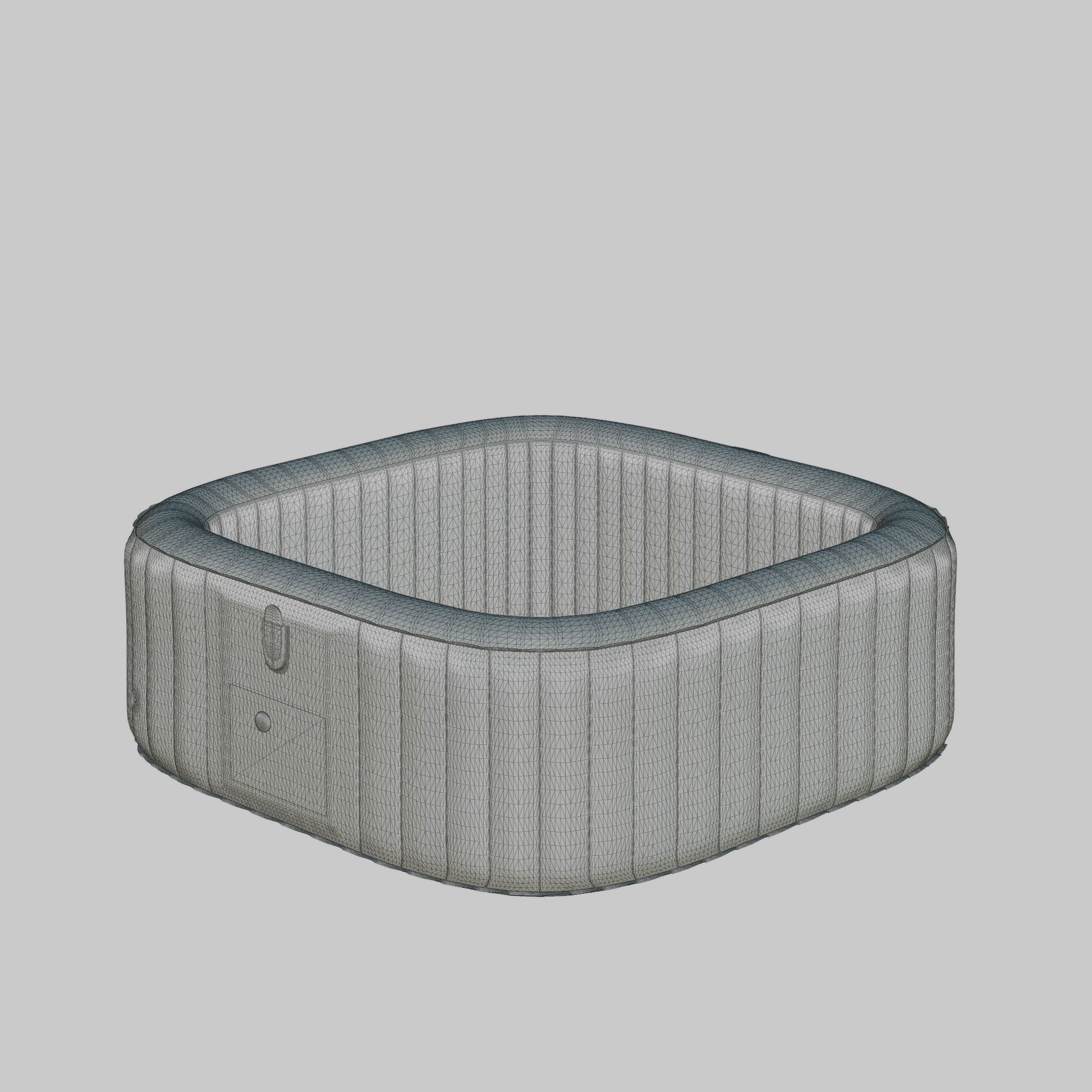3D model of Hot Tub Jacuzzi MSPA Alpine 6p Low-poly 3D model_4