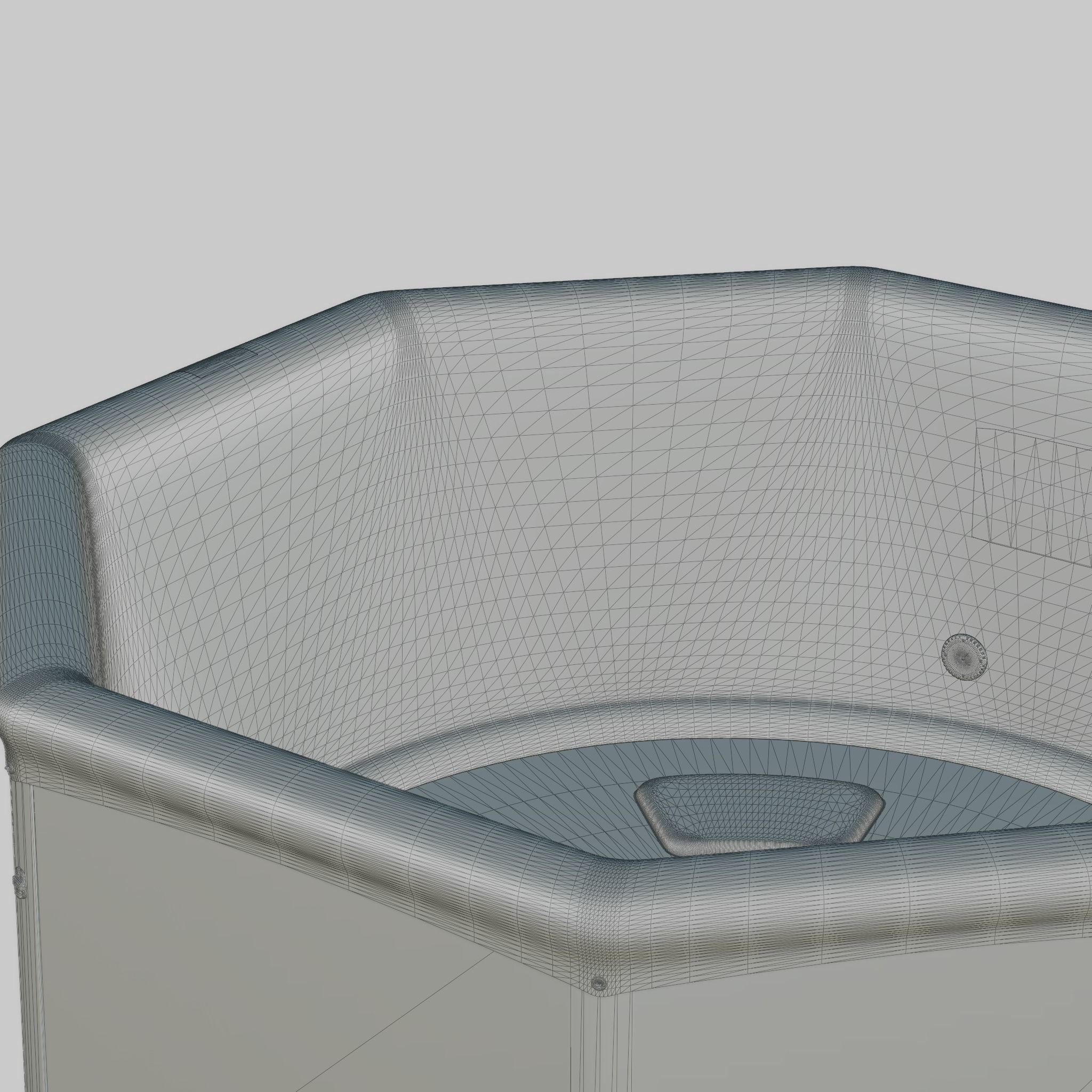 3D model of Hot Tub Jacuzzi MSPA Tuscany 6p Low-poly 3D model_7
