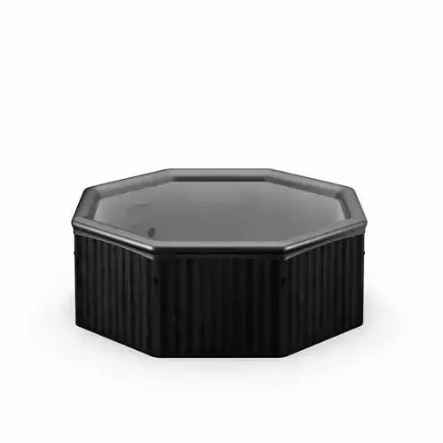 3D model of Hot Tub Jacuzzi MSPA Tuscany 6p Low-poly 3D model