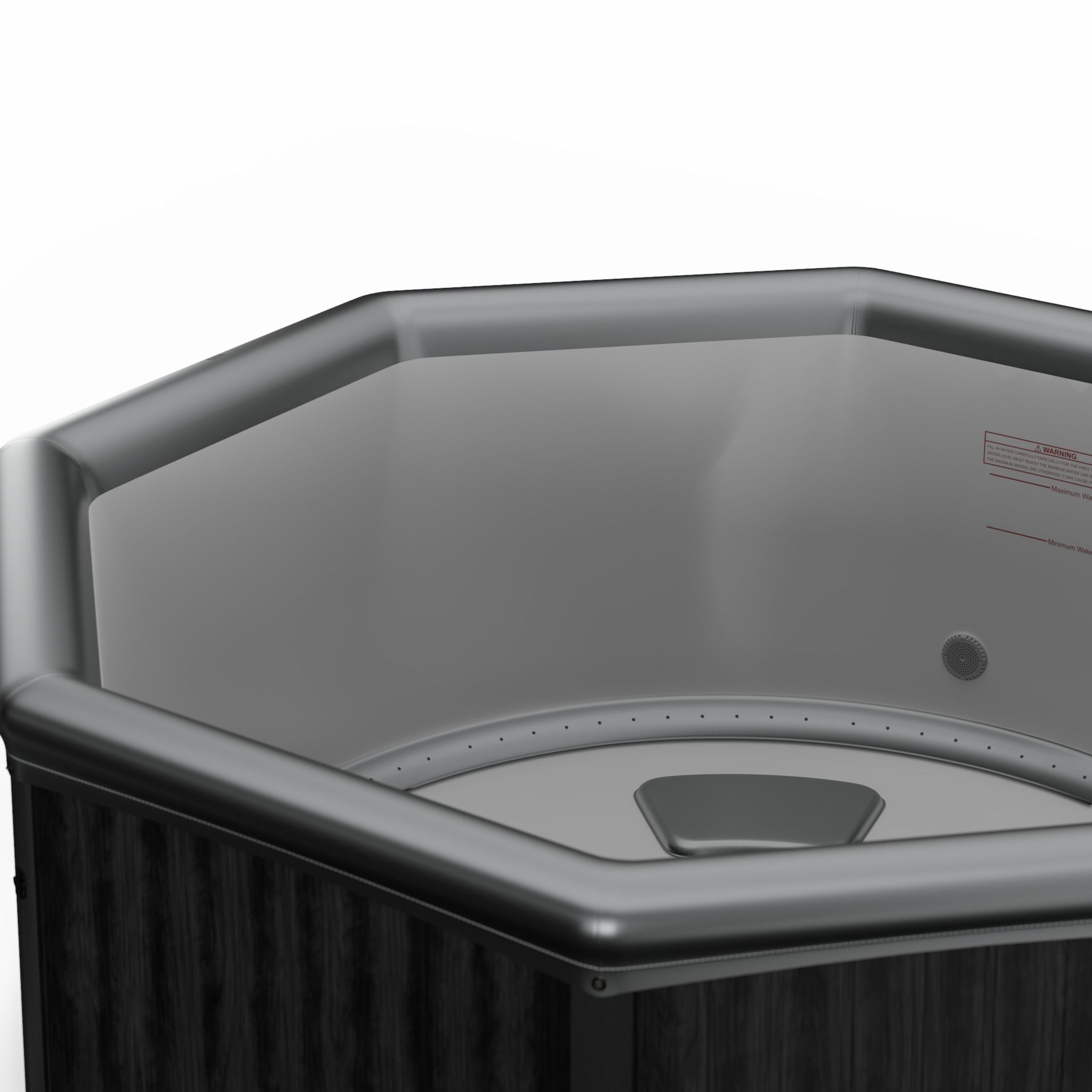 3D model of Hot Tub Jacuzzi MSPA Tuscany 6p Low-poly 3D model_3