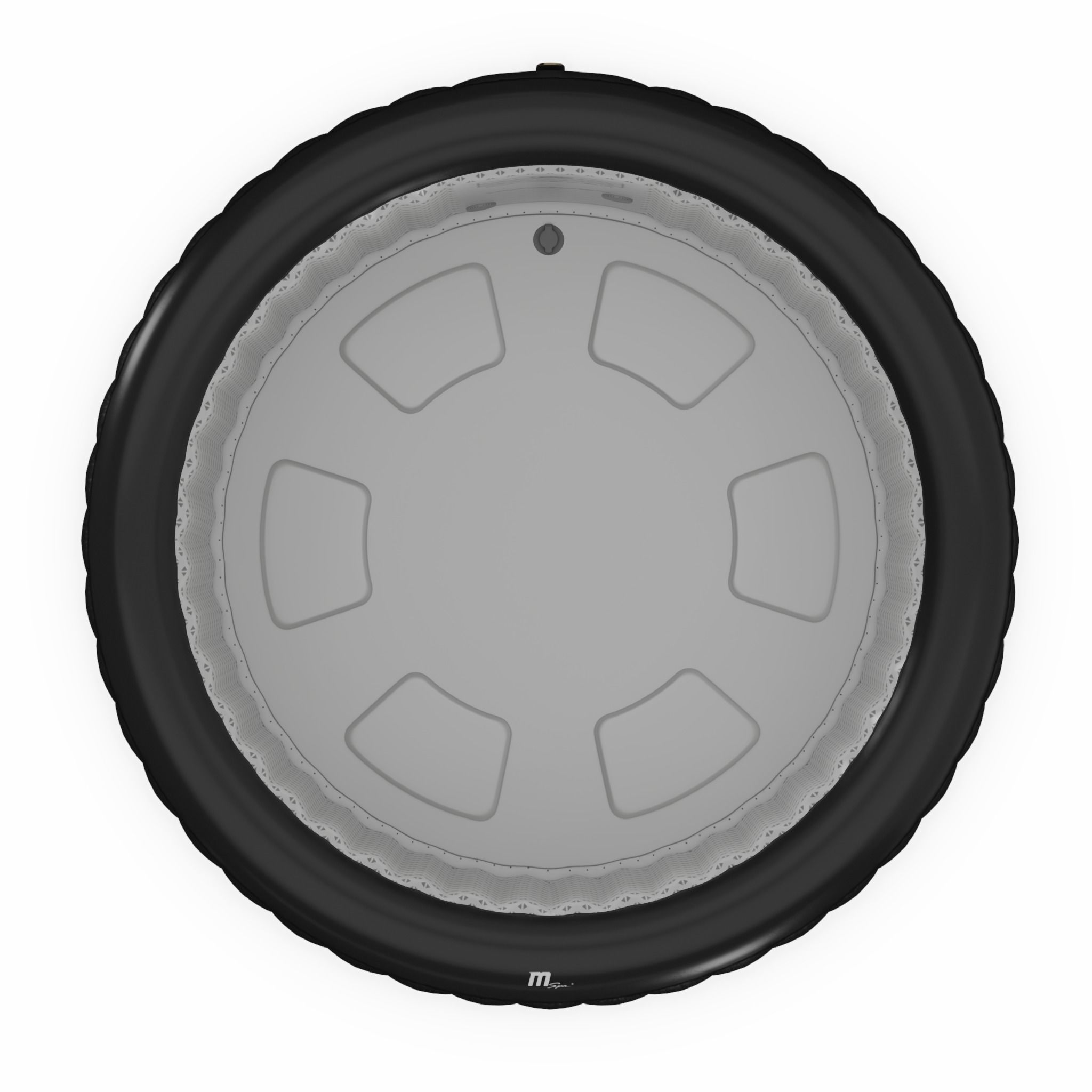 3D model of Hot Tub Jacuzzi MSPA Aurora 6p Low-poly 3D model_1