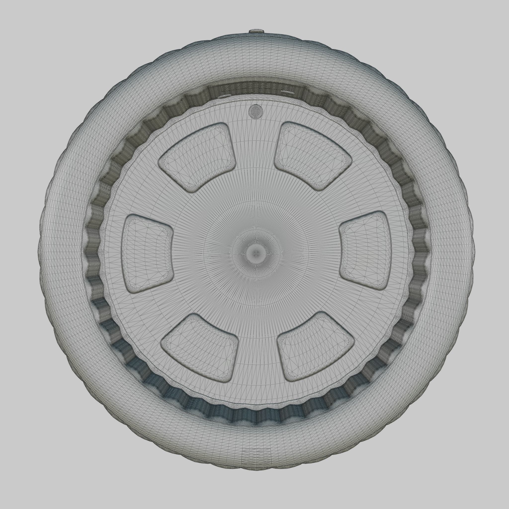 3D model of Hot Tub Jacuzzi MSPA Aurora 6p Low-poly 3D model_5