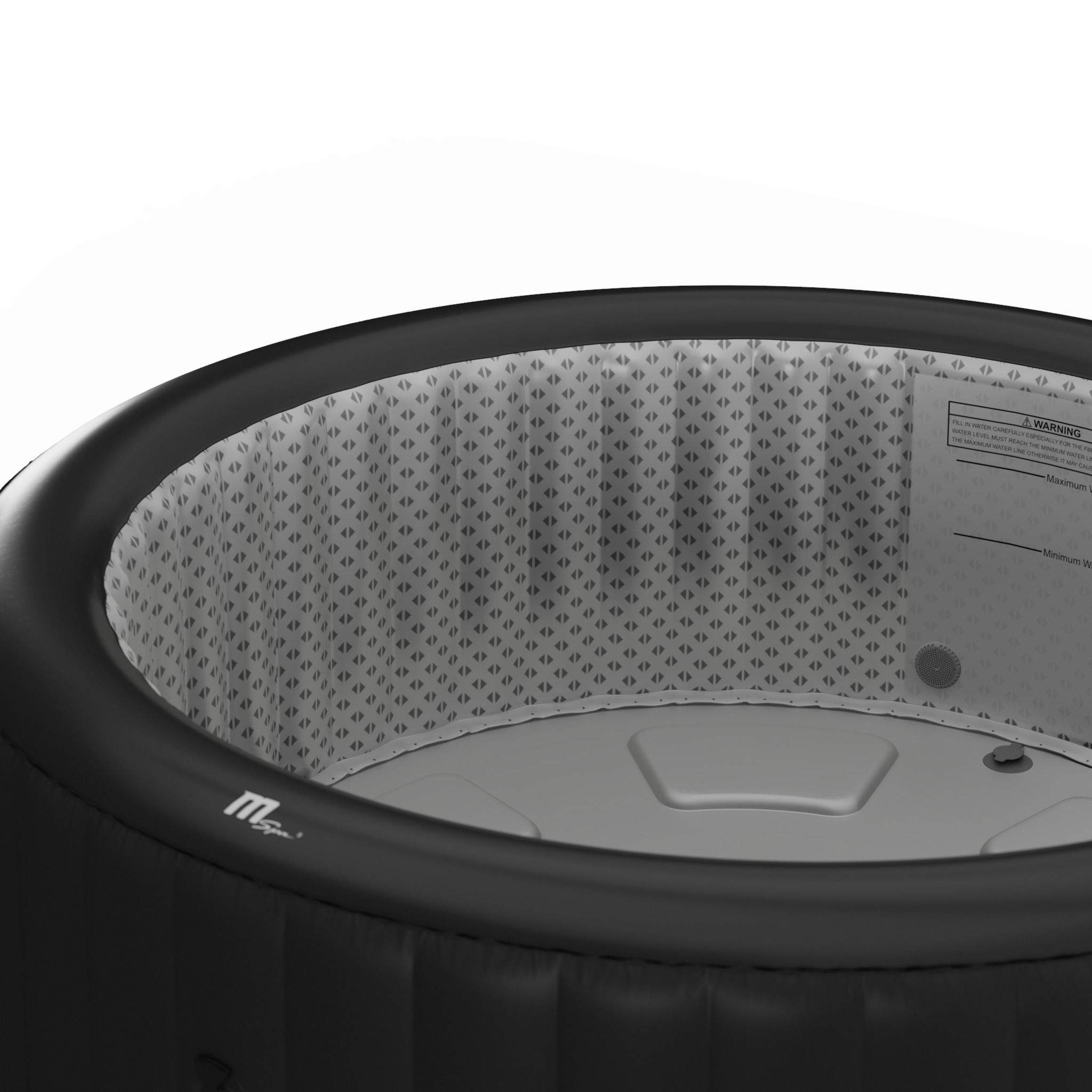 3D model of Hot Tub Jacuzzi MSPA Aurora 6p Low-poly 3D model_3