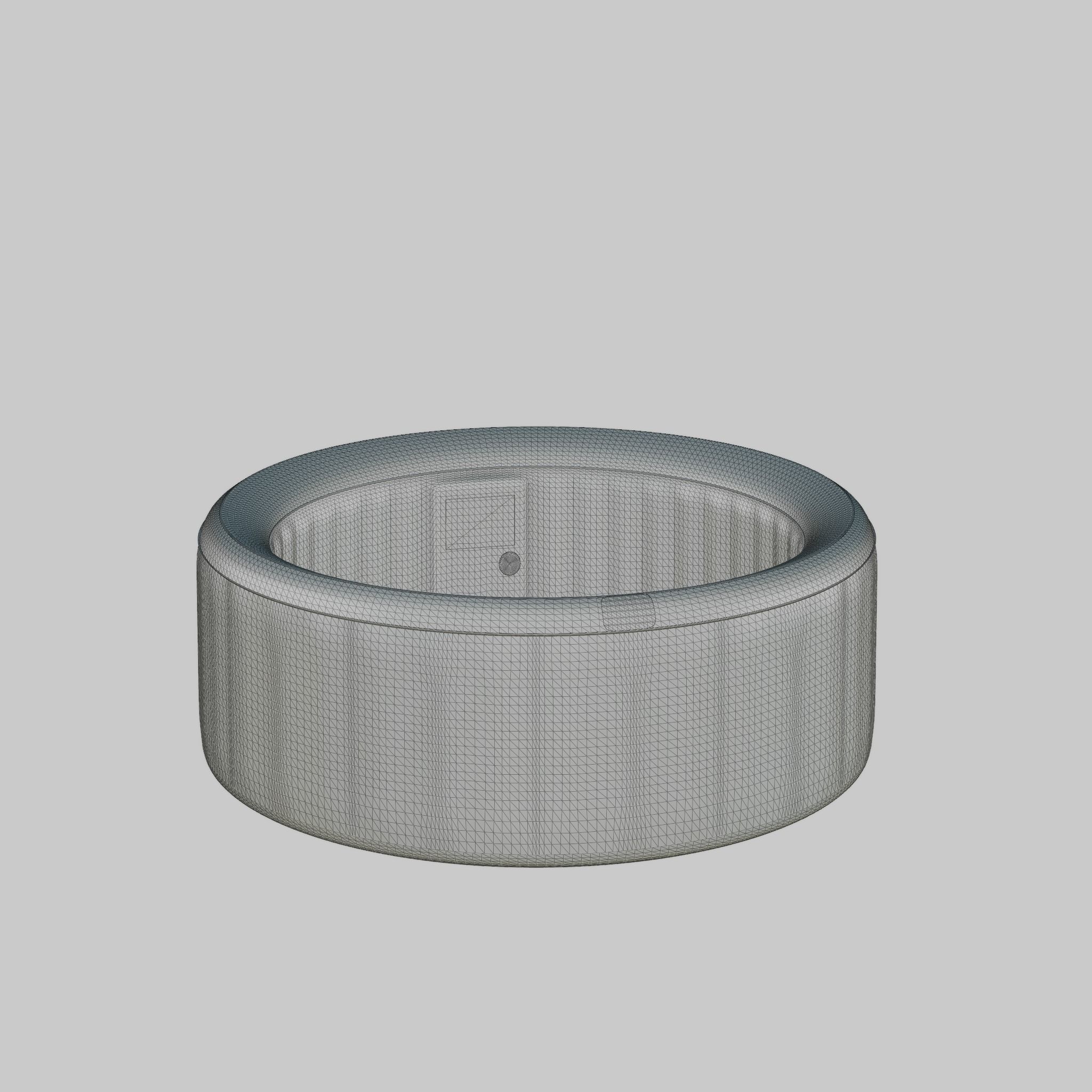 3D model of Hot Tub Jacuzzi MSPA Camaro 4p Low-poly 3D model_6