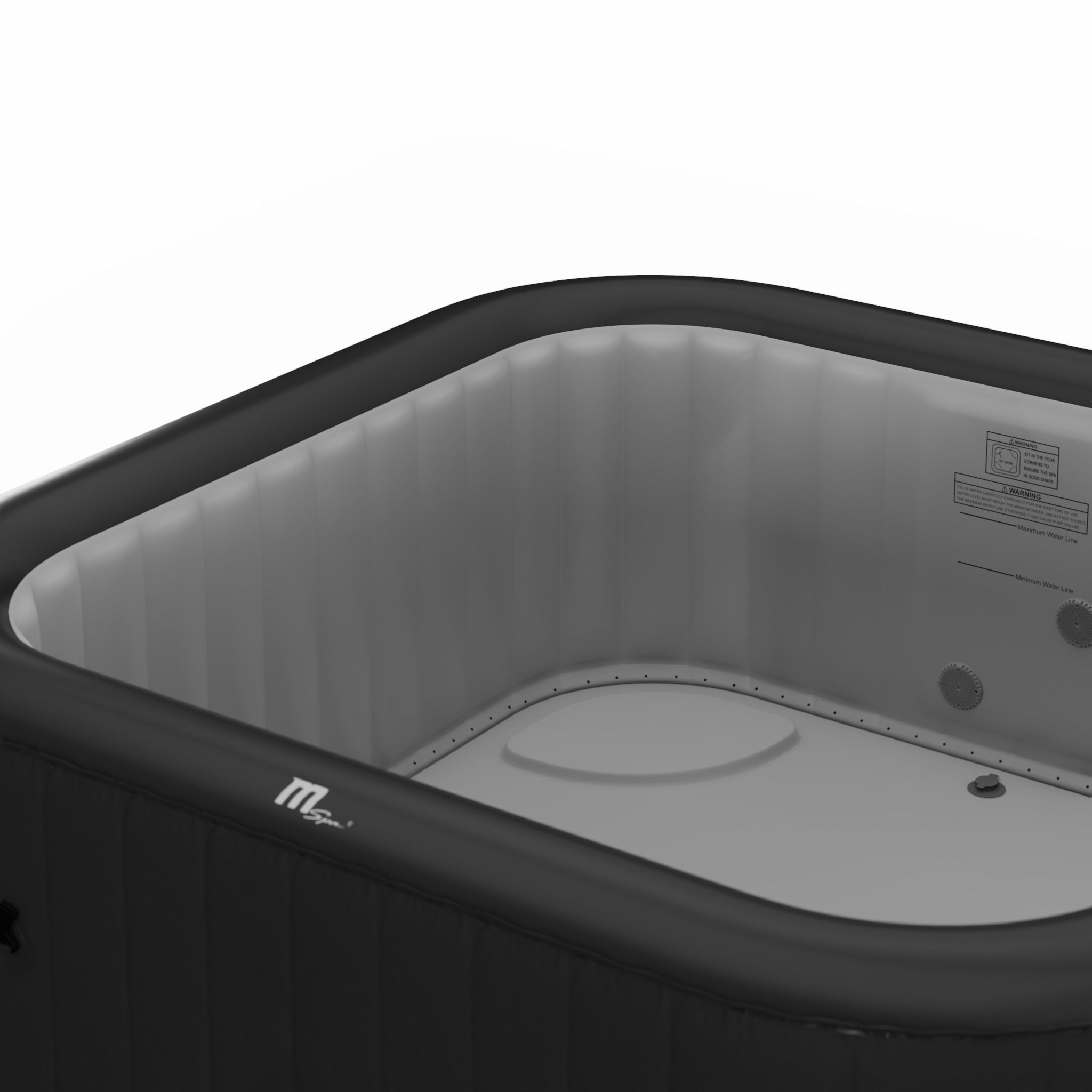 3D model of Hot Tub Jacuzzi MSPA Vito 6p Low-poly 3D model_3