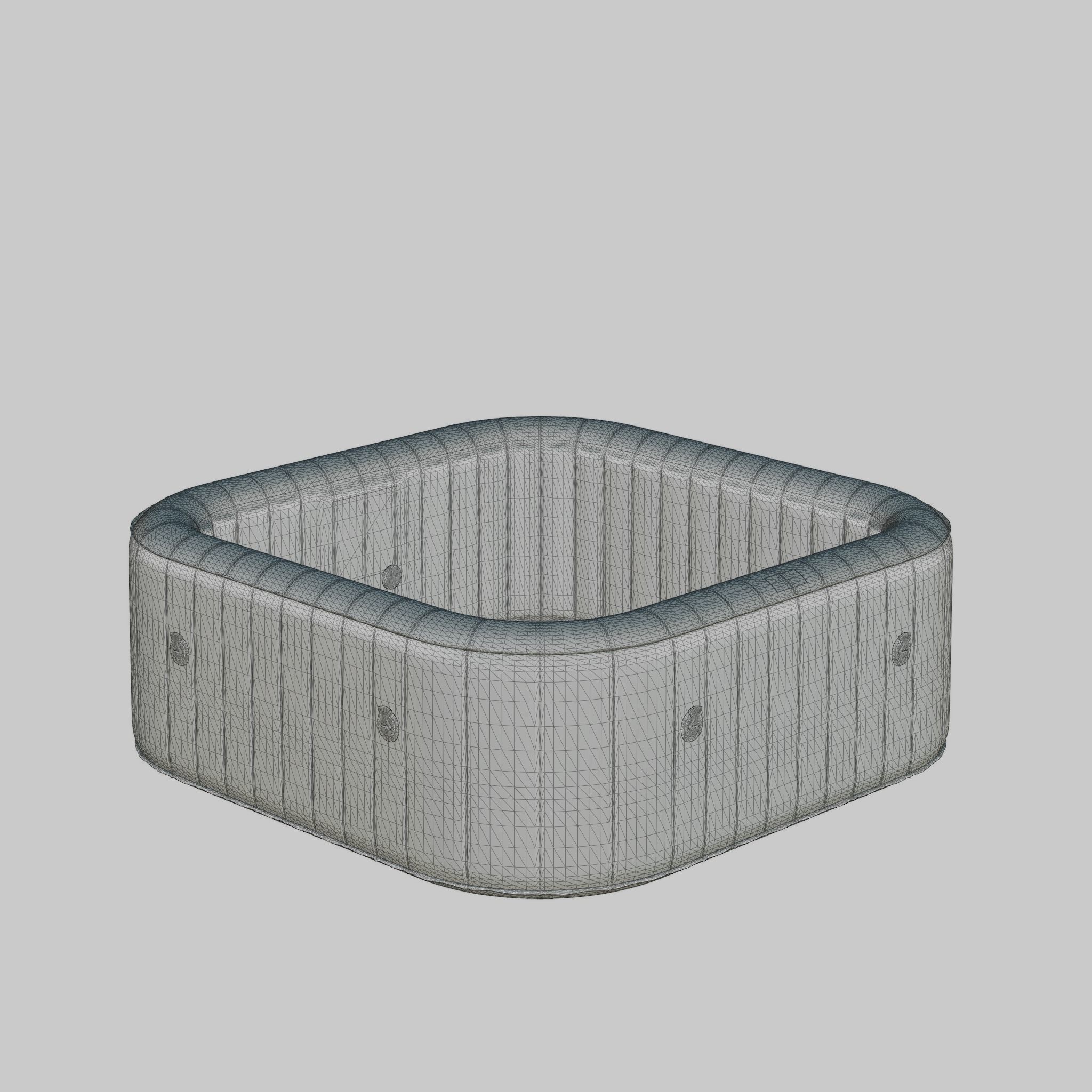 3D model of Hot Tub Jacuzzi MSPA Vito 6p Low-poly 3D model_4