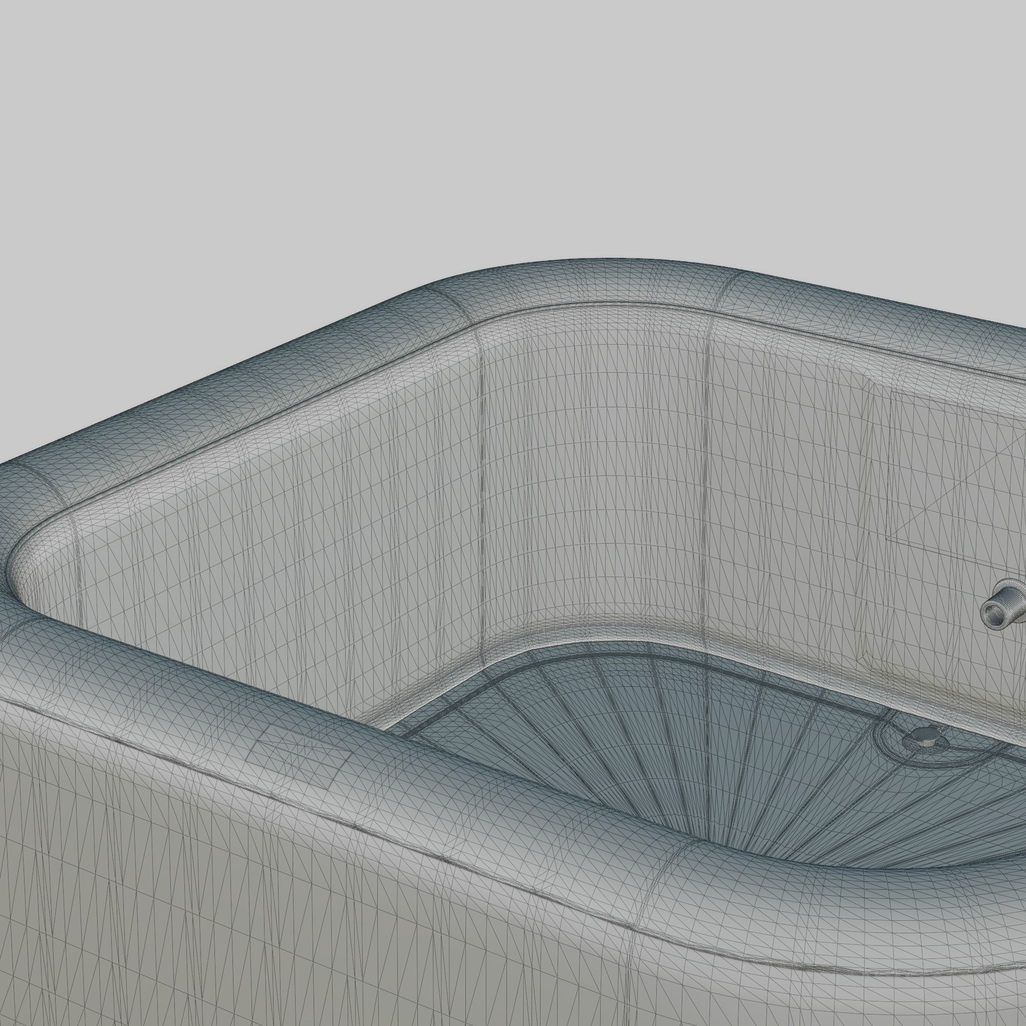 3D model of Hot Tub Jacuzzi MSPA Tekapo 6p Delight Low-poly 3D model_7