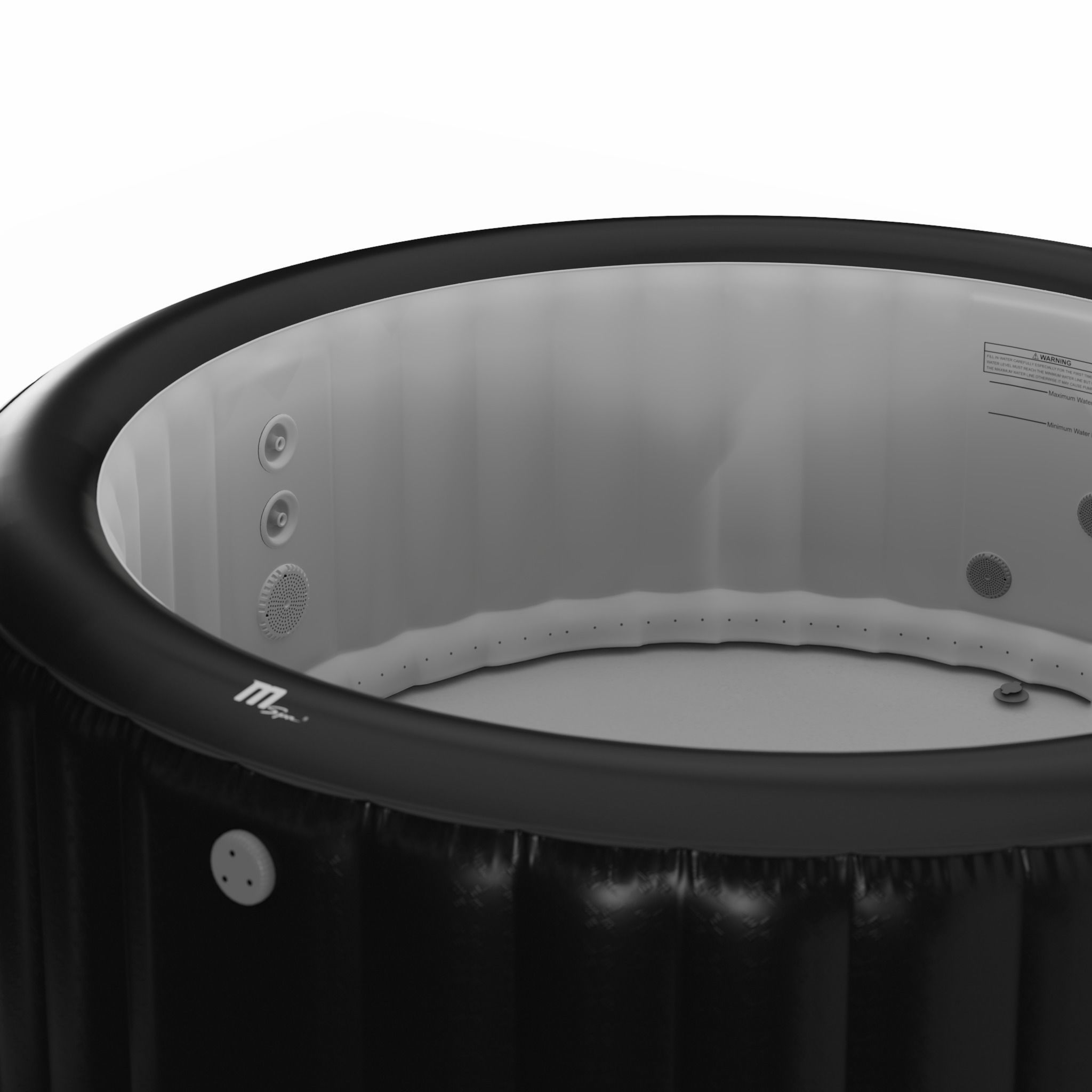 3D model of Hot Tub Jacuzzi MSPA Carlton 6p Low-poly 3D model_3