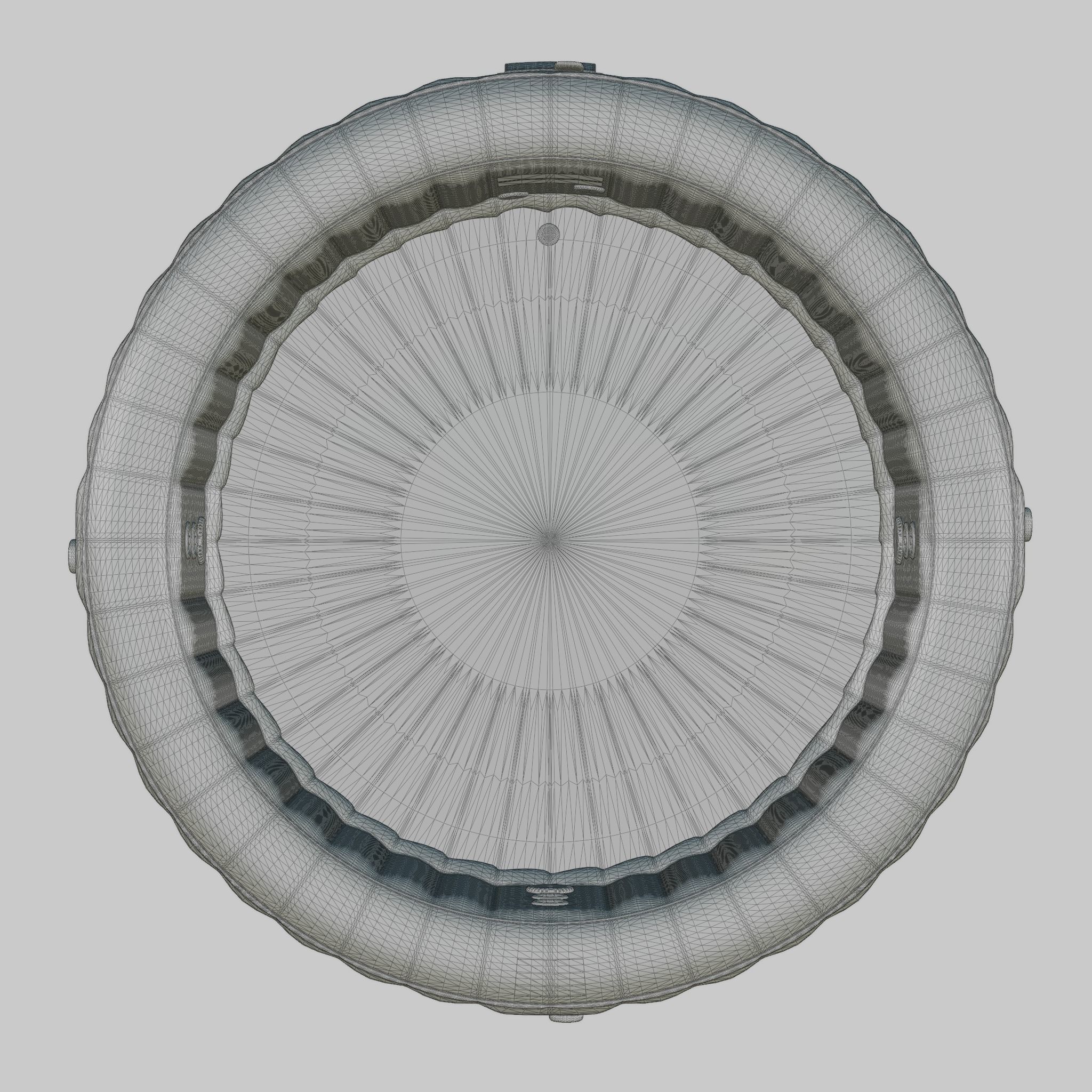 3D model of Hot Tub Jacuzzi MSPA Carlton 6p Low-poly 3D model_5