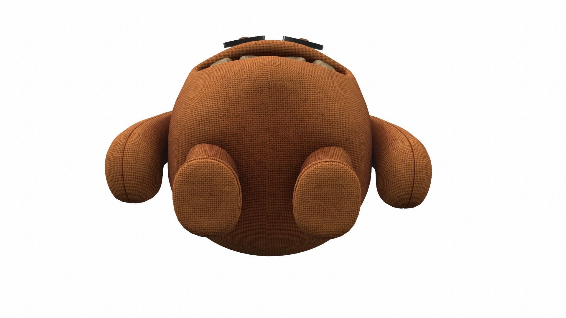 Plush toy monster 01 3D model_4