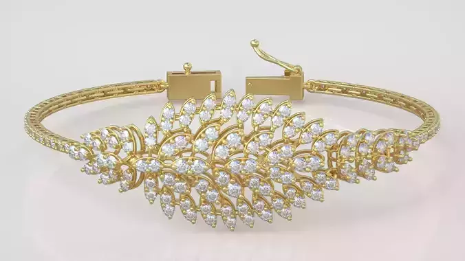 Exclusive Bracelet model 3D printable model 0038-15 3D print model