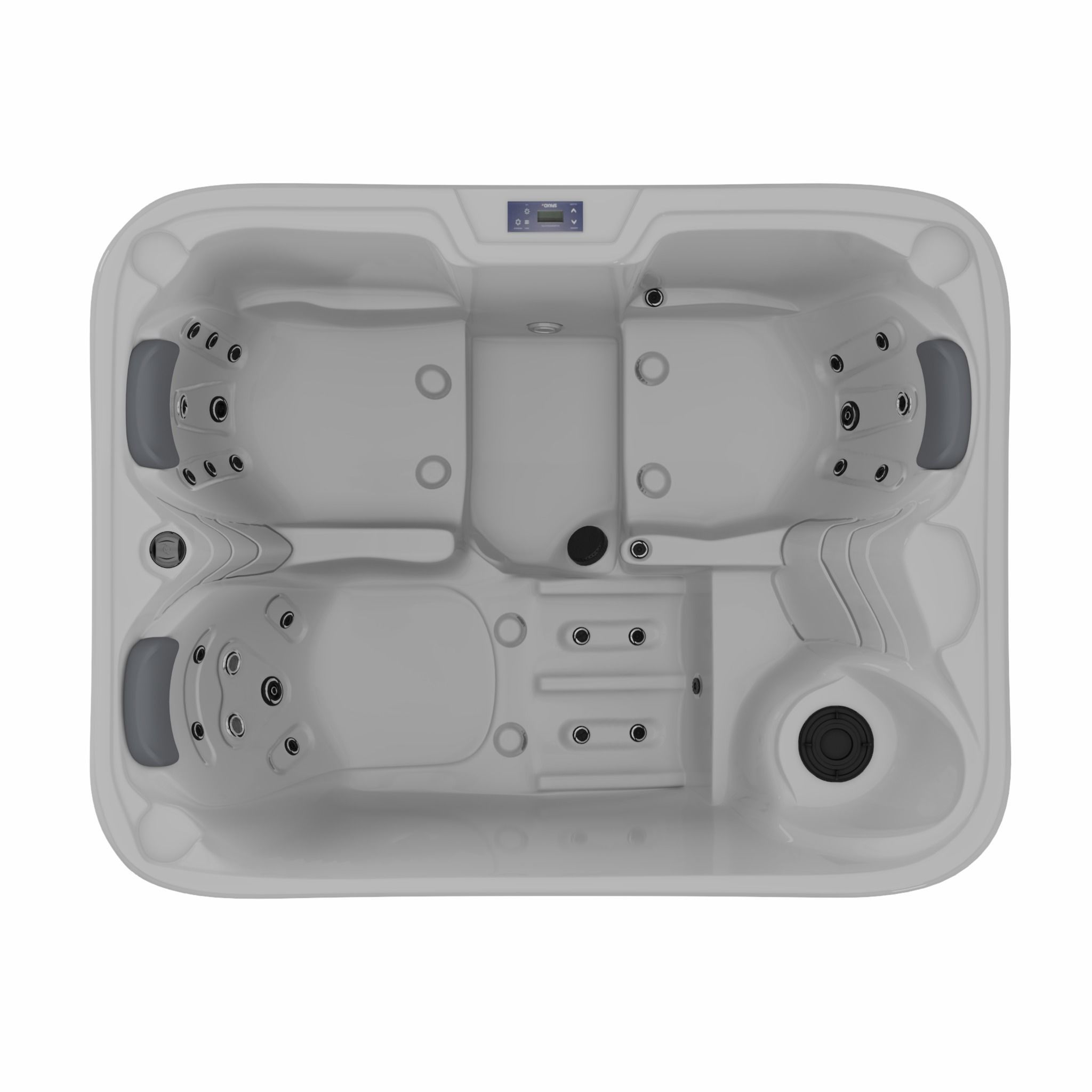 3D model of Hot Tub Jacuzzi MSPA Tjome Low-poly 3D model_1