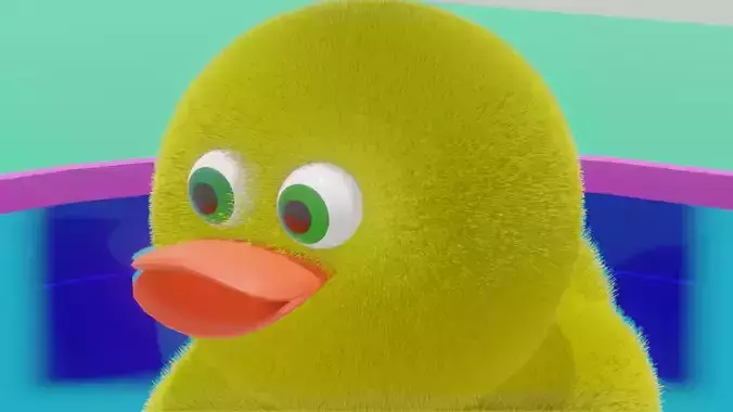 Funny duck 3d model
