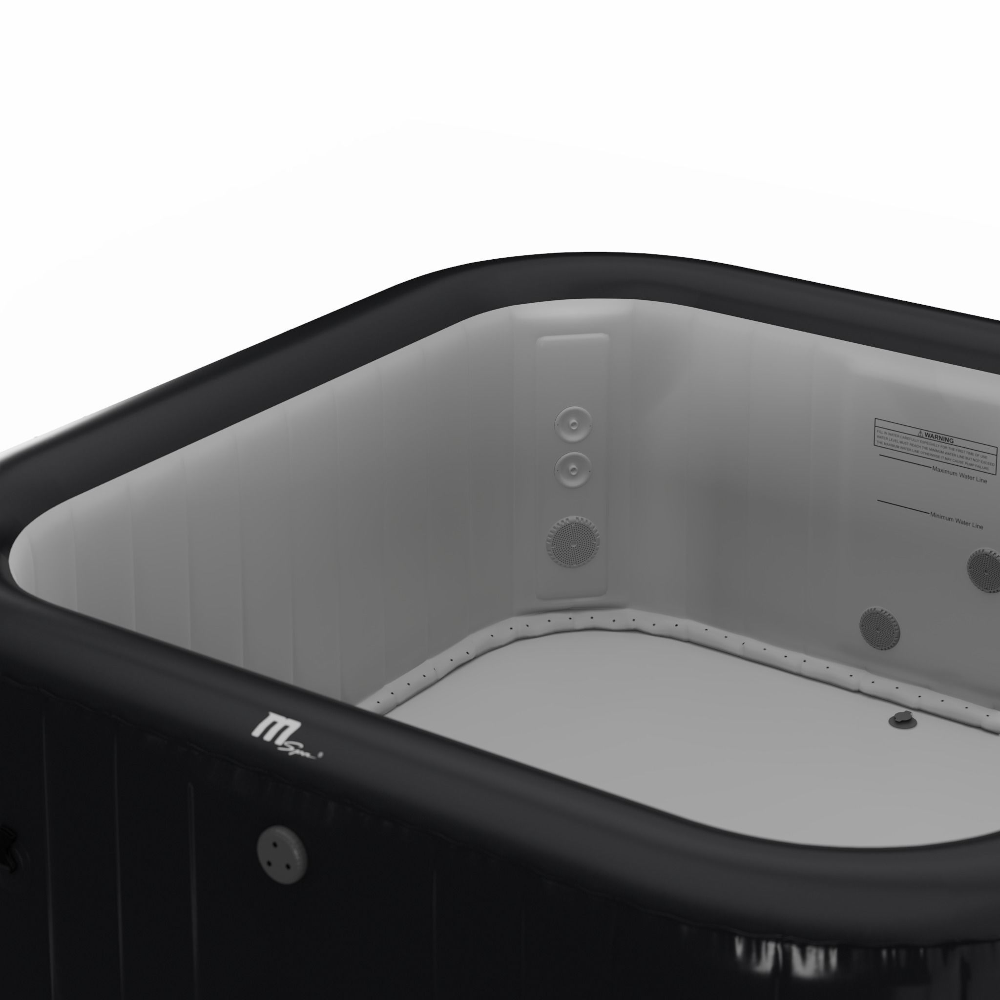 3D model of Hot Tub Jacuzzi MSPA Otium 6p Low-poly 3D model_3