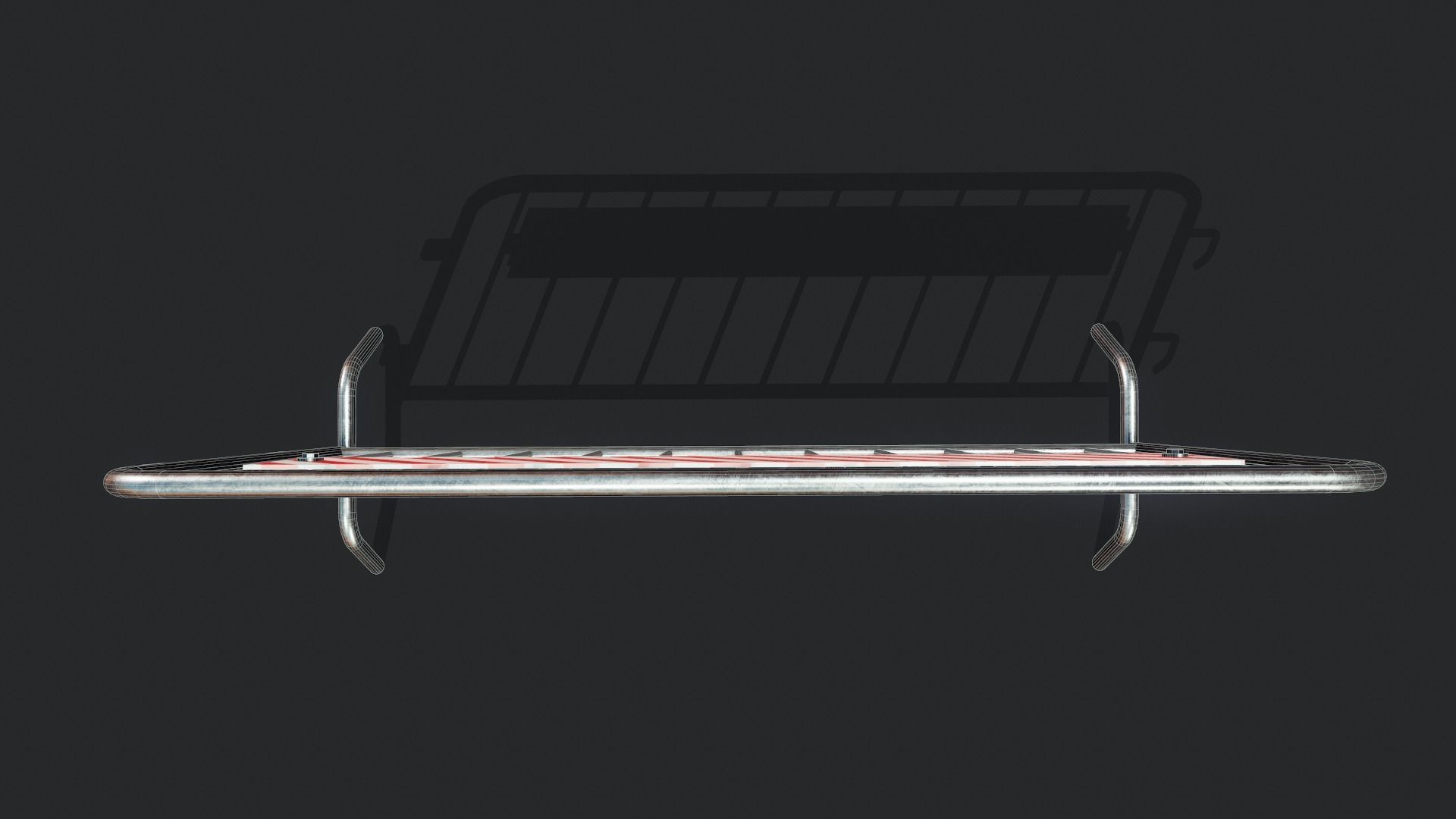 Control Fence - Tutorial Included Low-poly 3D model_9