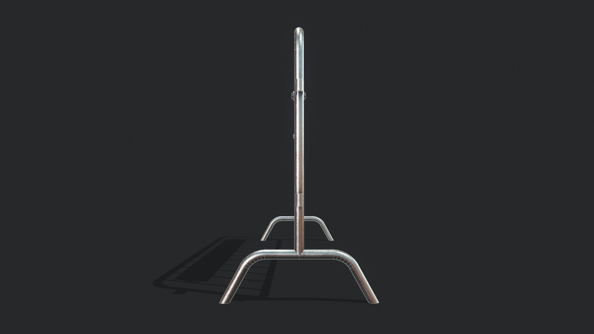 Control Fence - Tutorial Included Low-poly 3D model_7