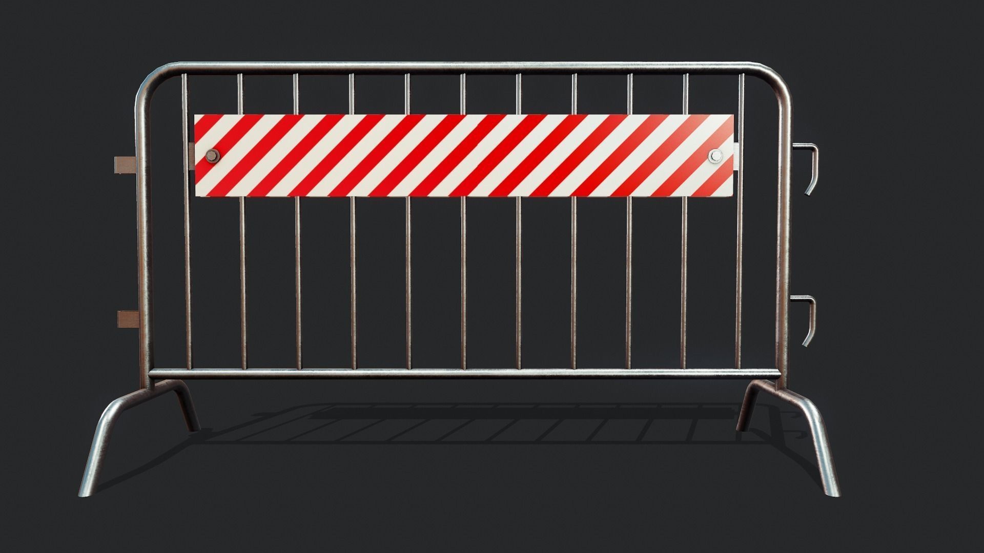 Control Fence - Tutorial Included Low-poly 3D model_4