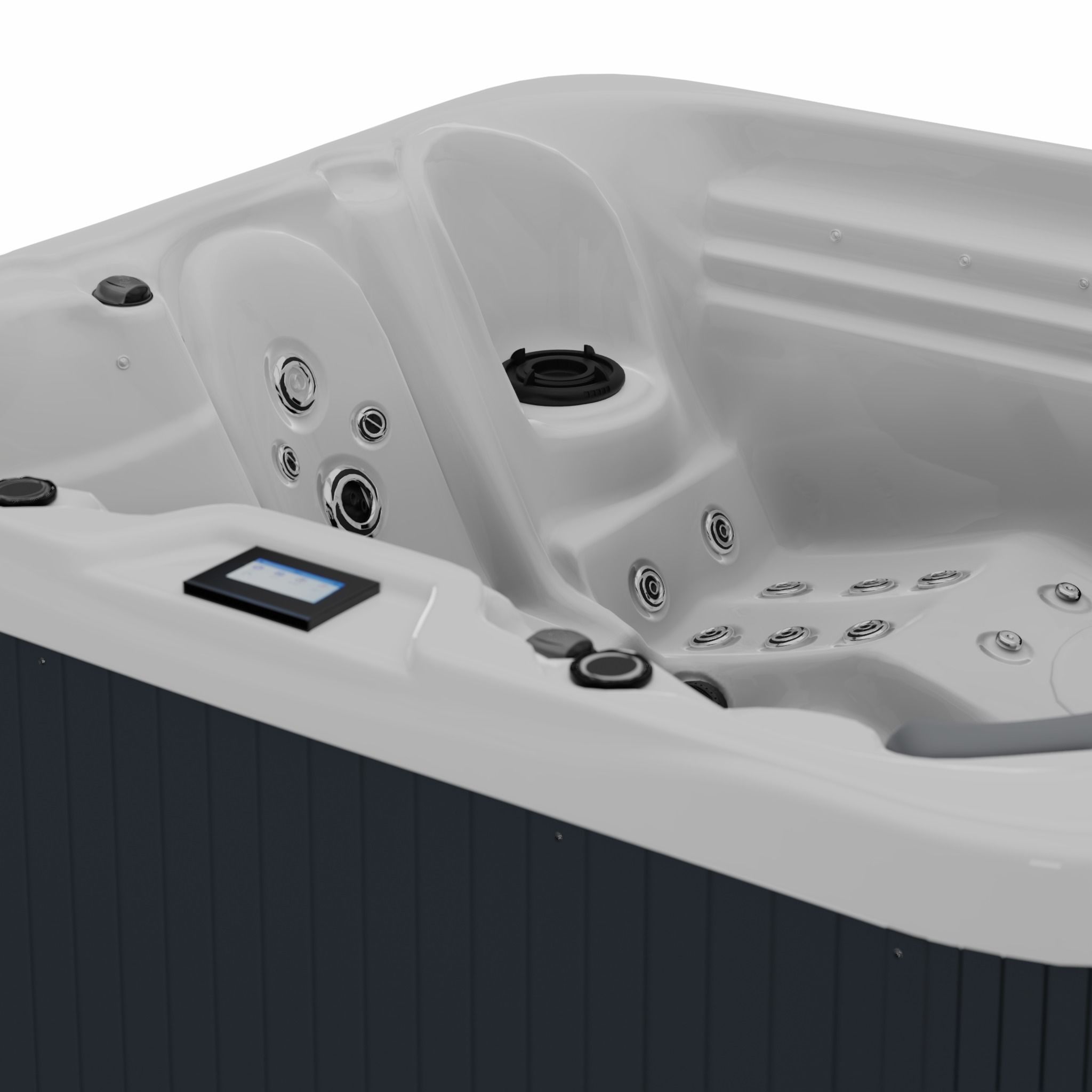 3D model of Hot Tub Jacuzzi MSPA Geiranger Low-poly 3D model_3