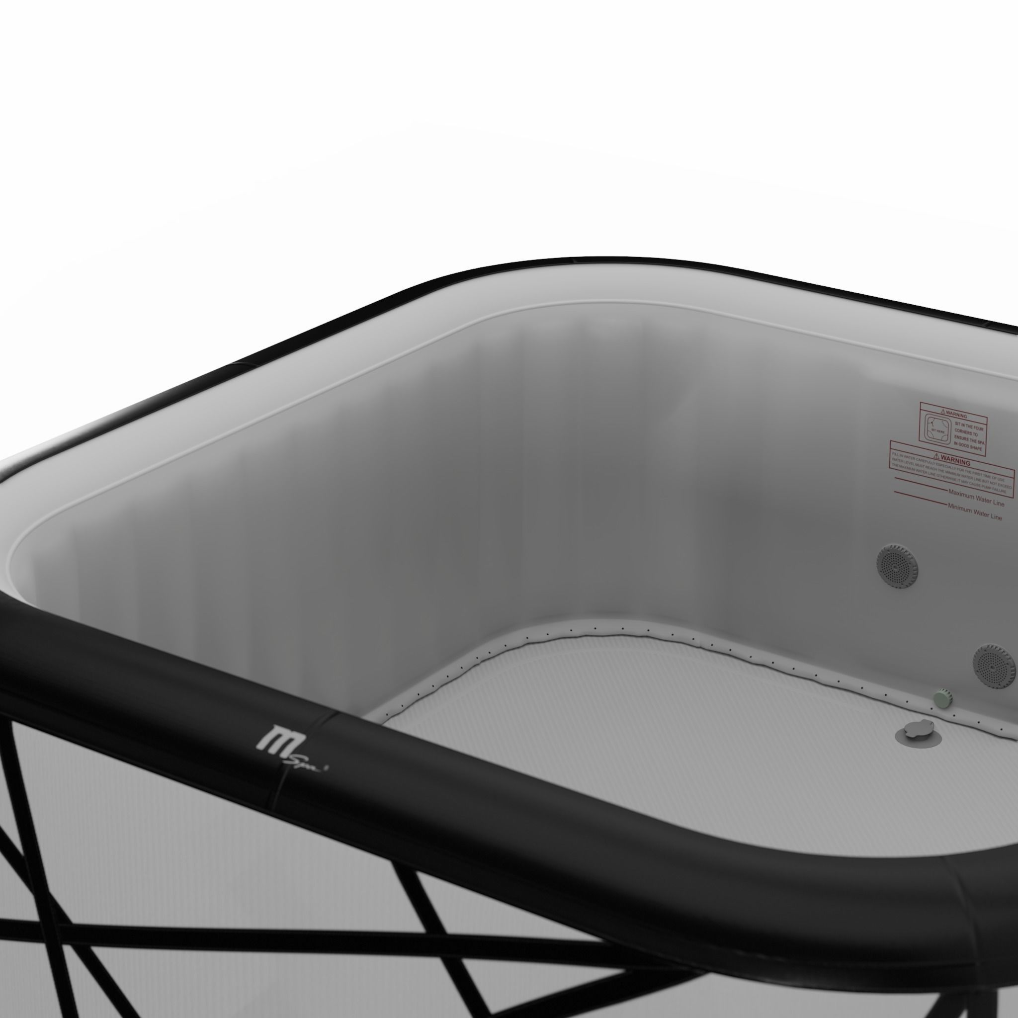 3D model of Hot Tub Jacuzzi MSPA Soho 6p Low-poly 3D model_3