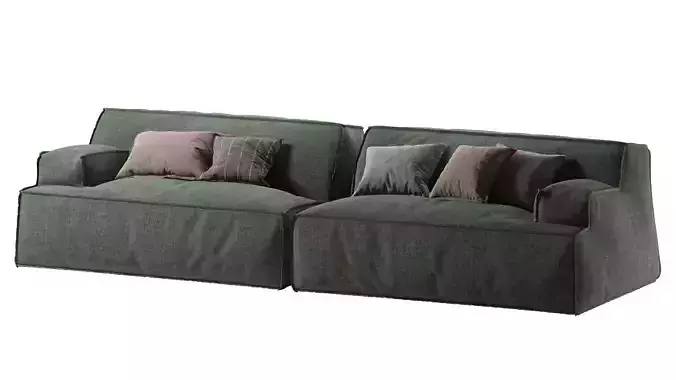 Baxter DAMASCO SOFA 3D model