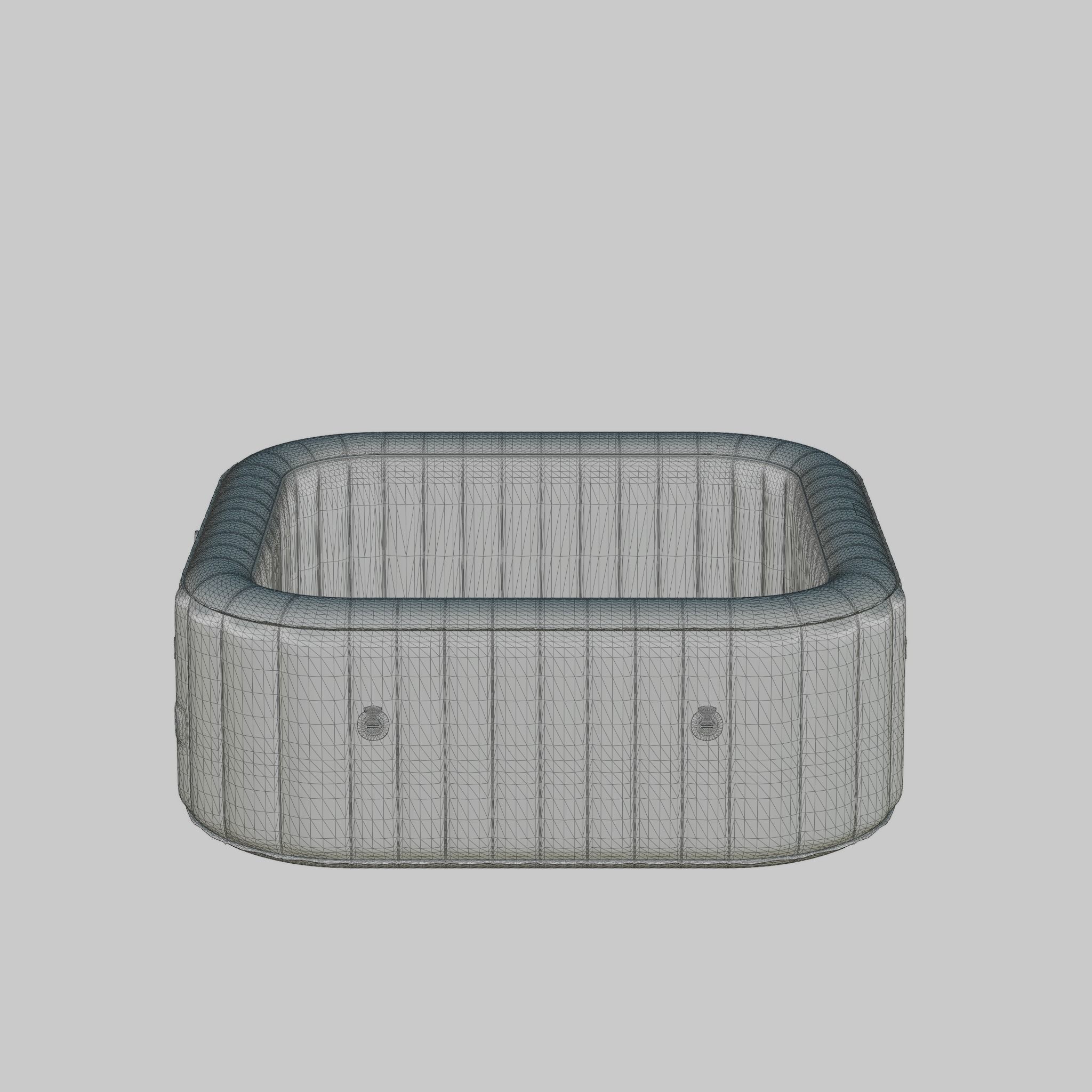 3D model of Hot Tub Jacuzzi MSPA Tekapo 6p Comfort Low-poly 3D model_6